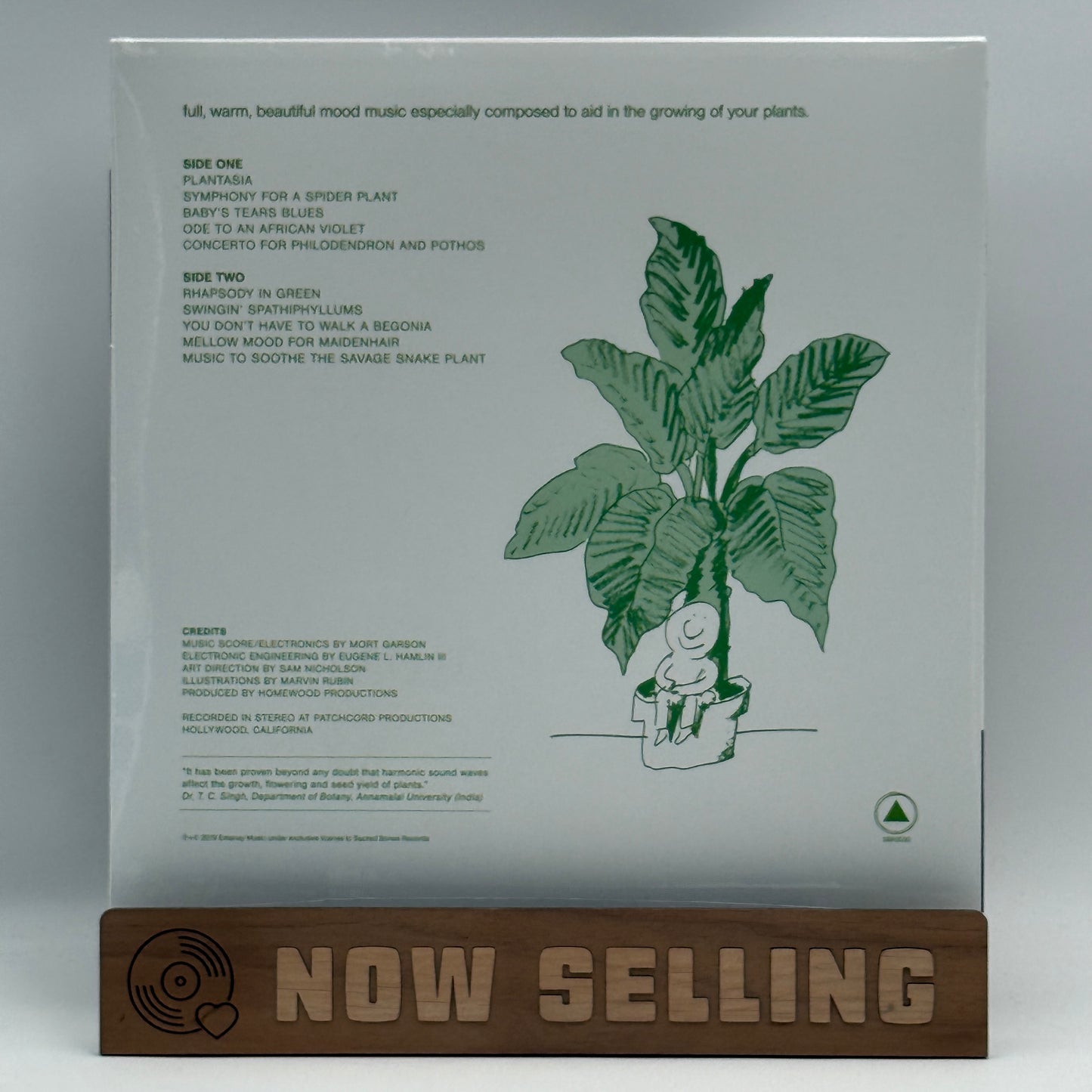 Mort Garson - Mother Earth's Plantasia Vinyl LP Reissue Green SEALED