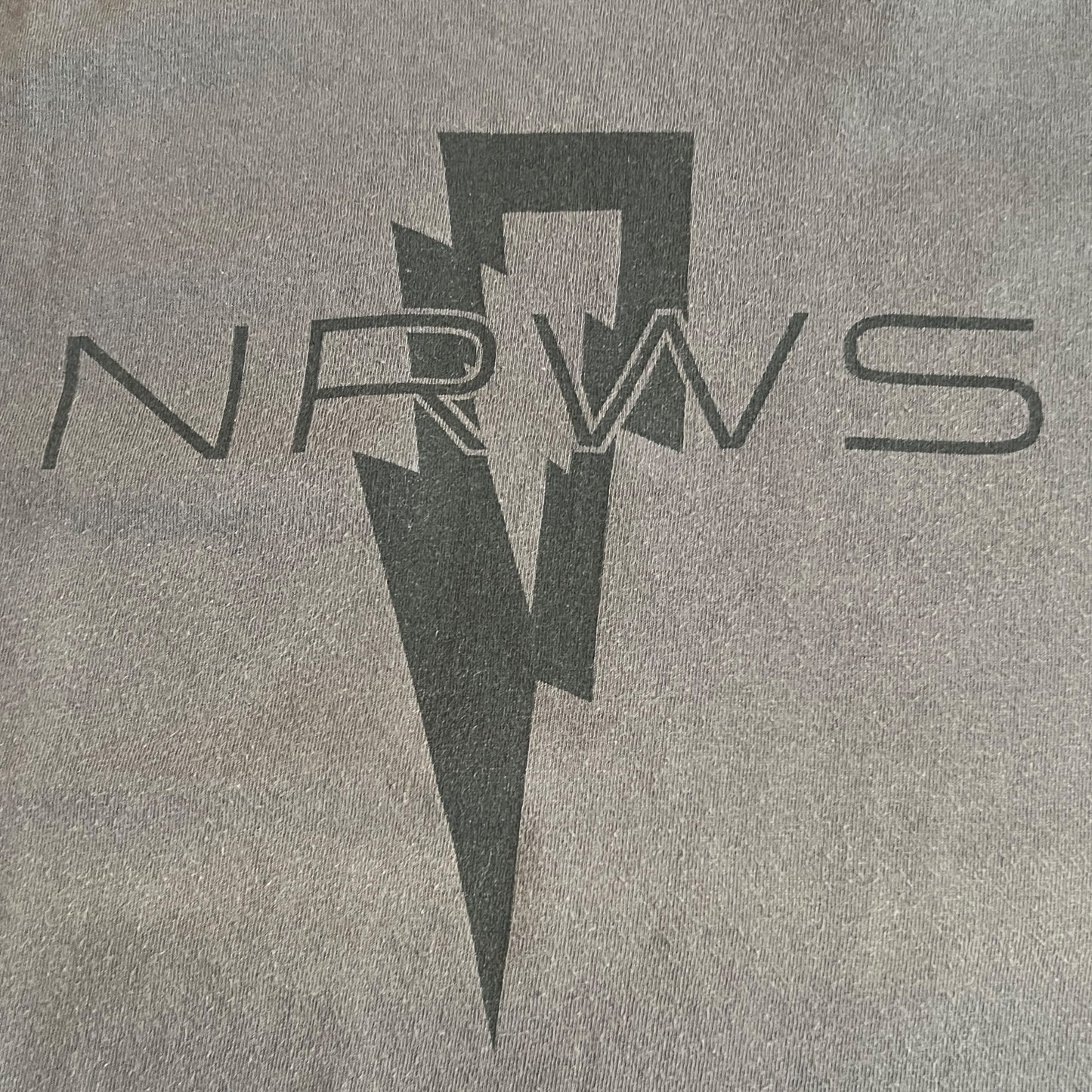 Narrows Band Lightning Bolt Gray T-Shirt Size L Botch