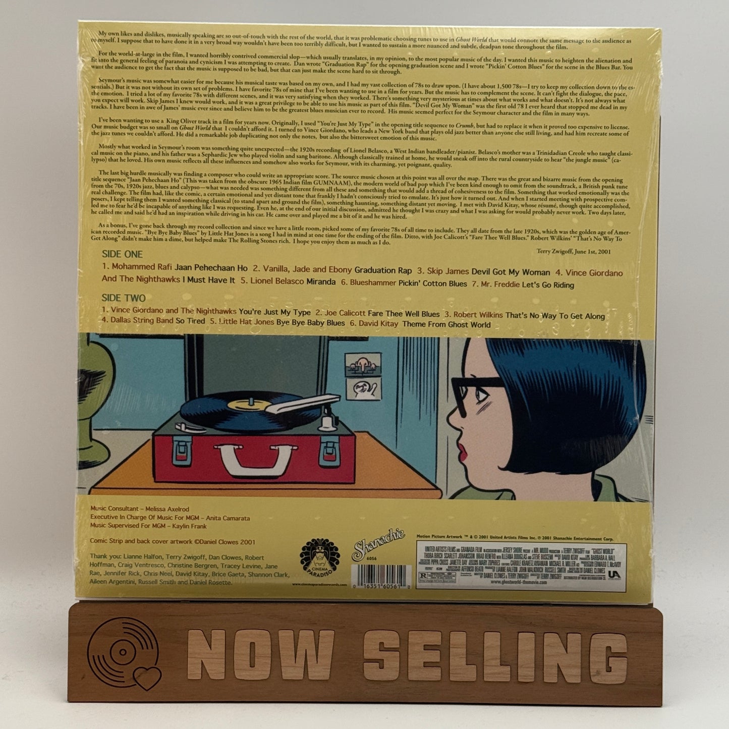 Ghost World Soundtrack Vinyl LP Reissue SEALED