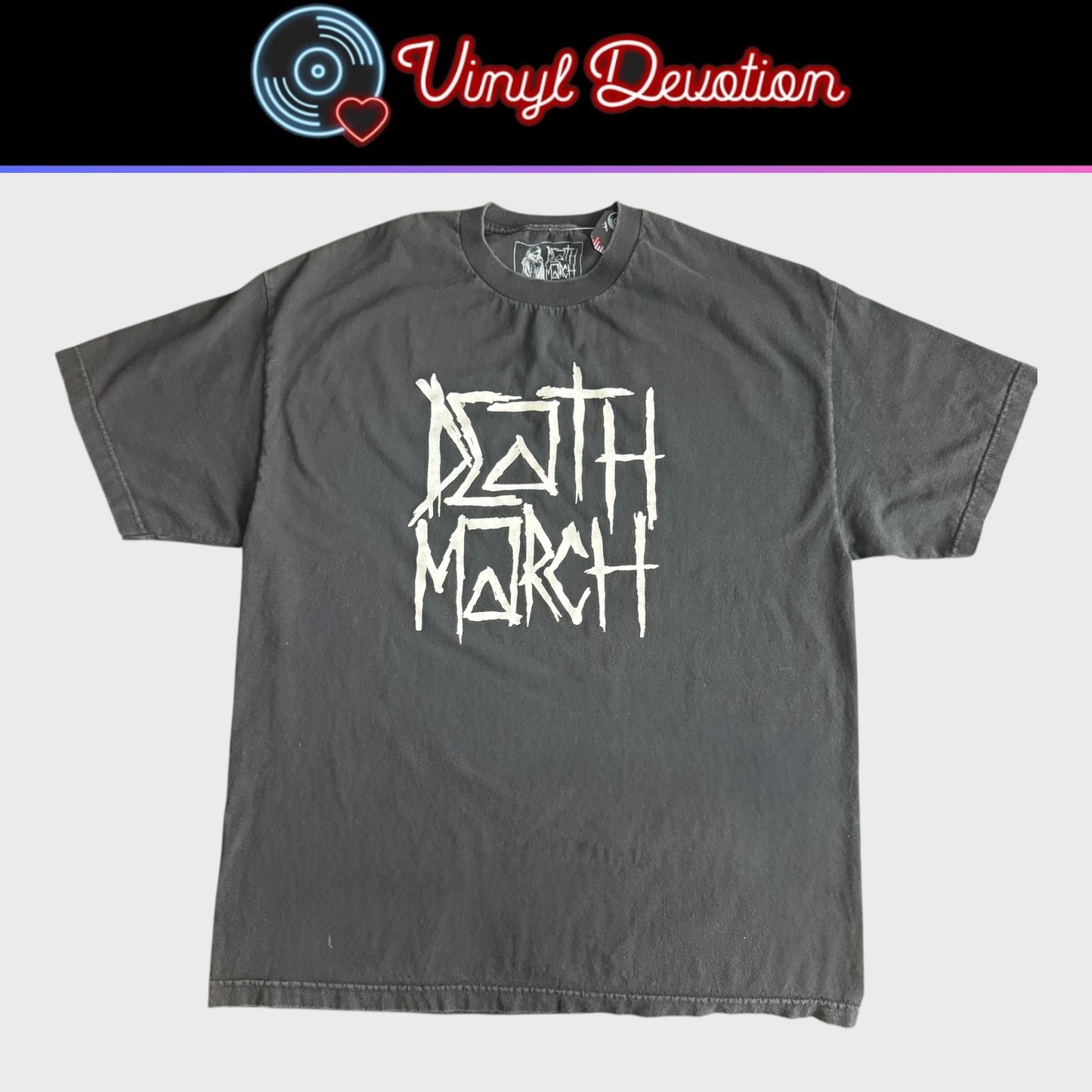 Death March Band Logo D-Beat T-Shirt Size XL