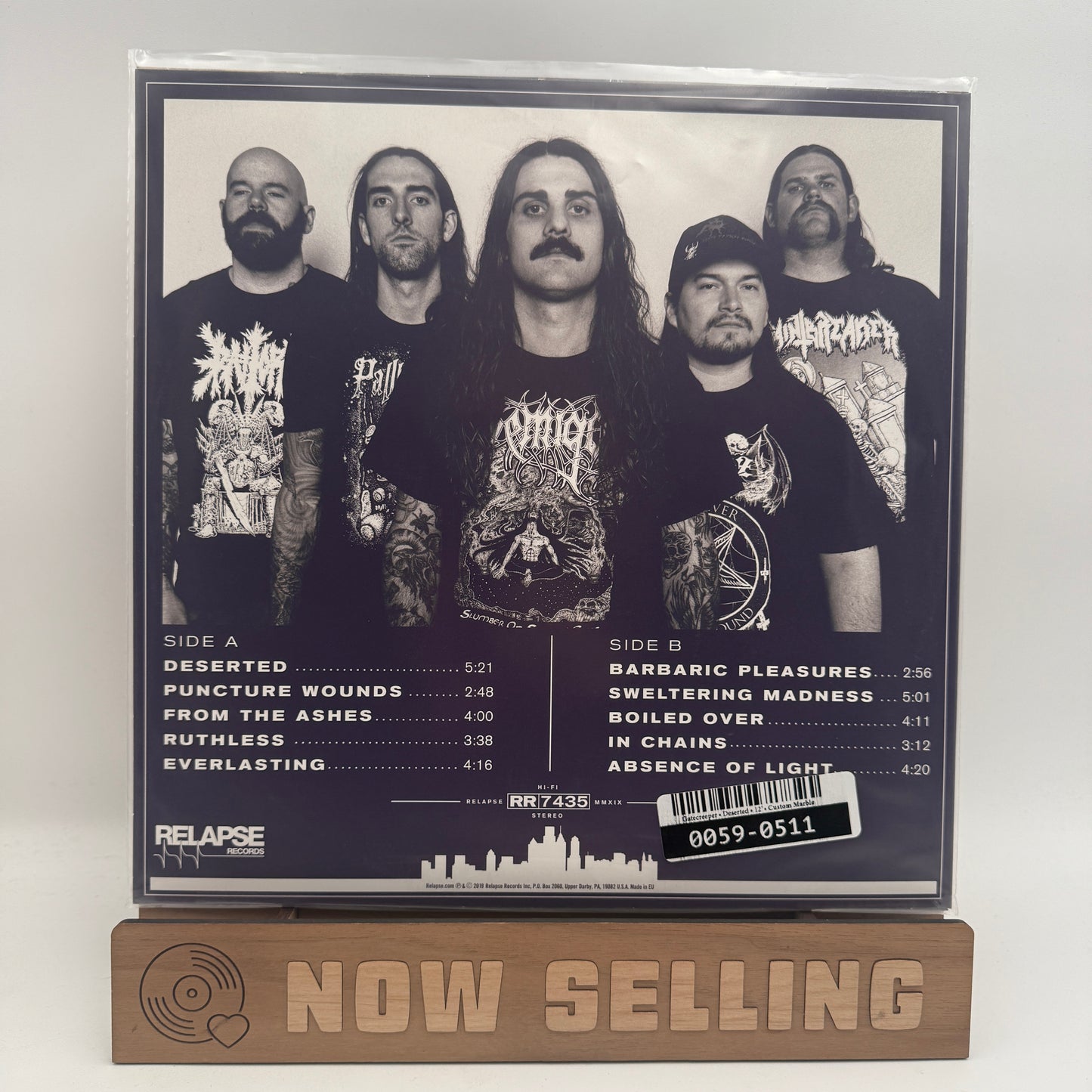 Gatecreeper - Deserted Vinyl LP Custom Marble