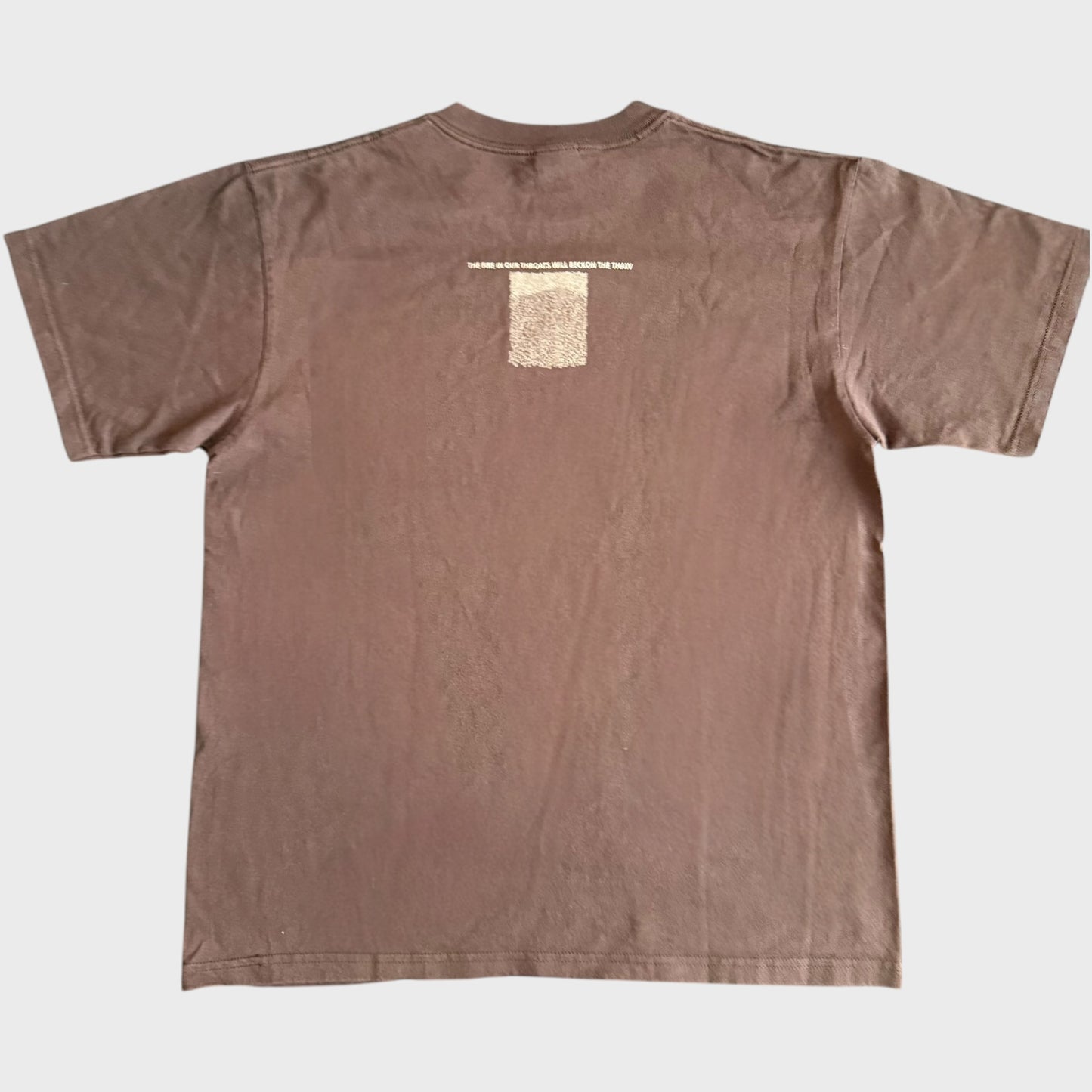 Pelican Band The Fire In Our Throats Will Beckon The Thaw Brown Vintage T-Shirt Size M