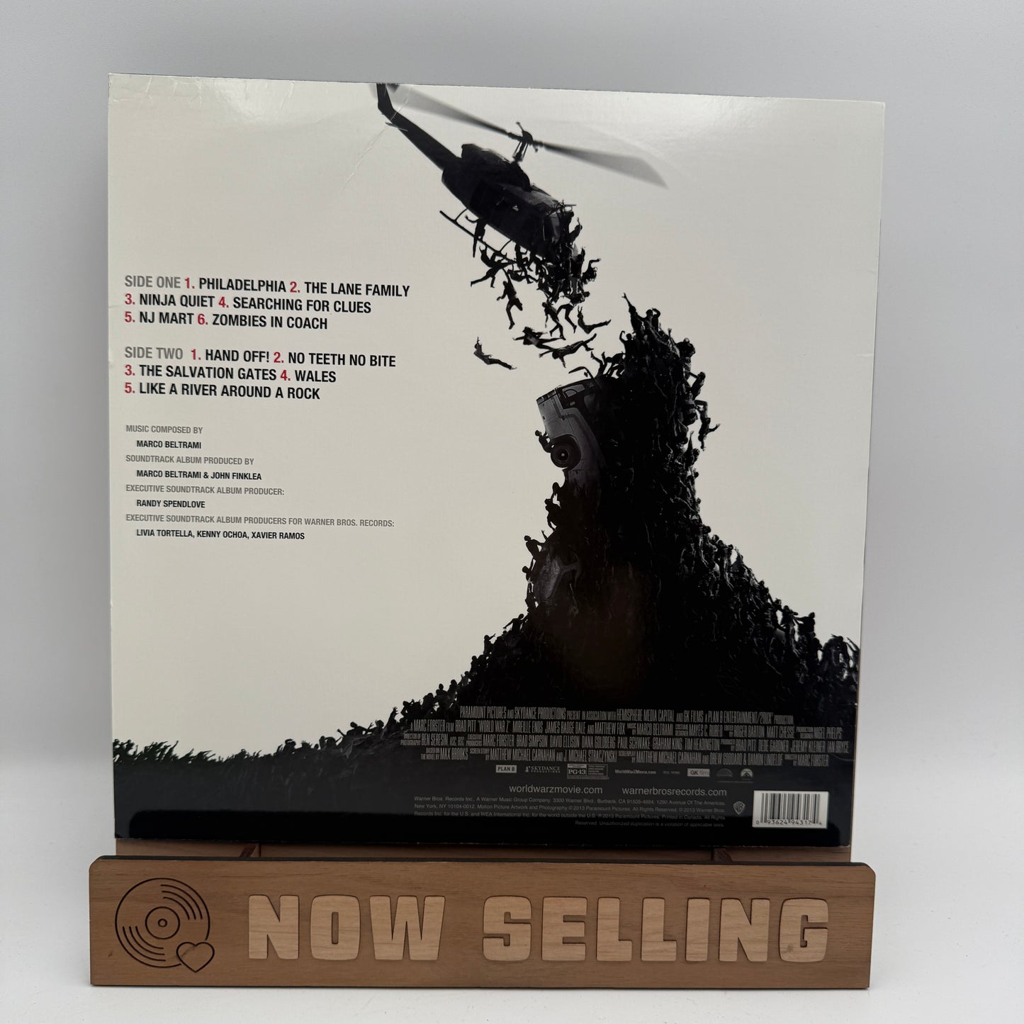 World War Z Soundtrack Vinyl LP Marco Beltrami