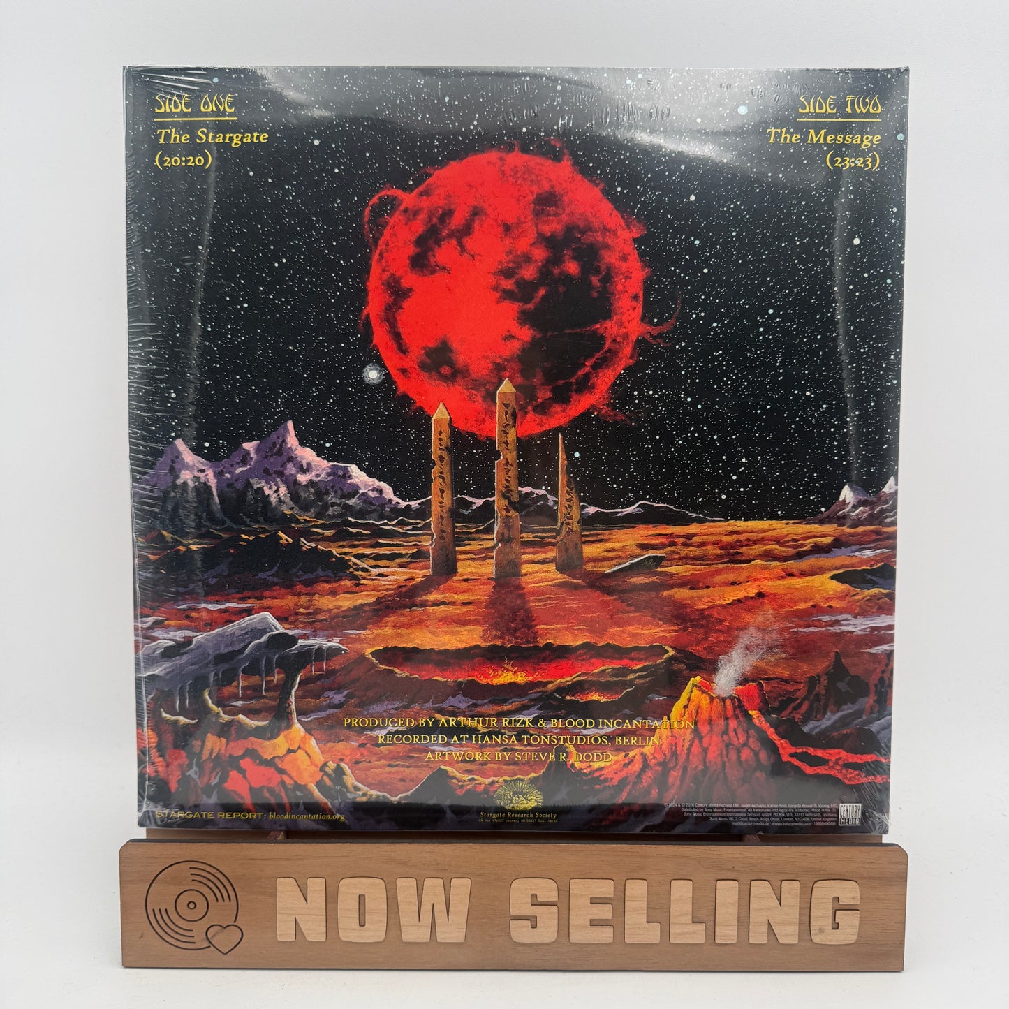 Blood Incantation - Absolute Elsewhere Vinyl LP Cosmic Void Liquid Filled SEALED Numbered