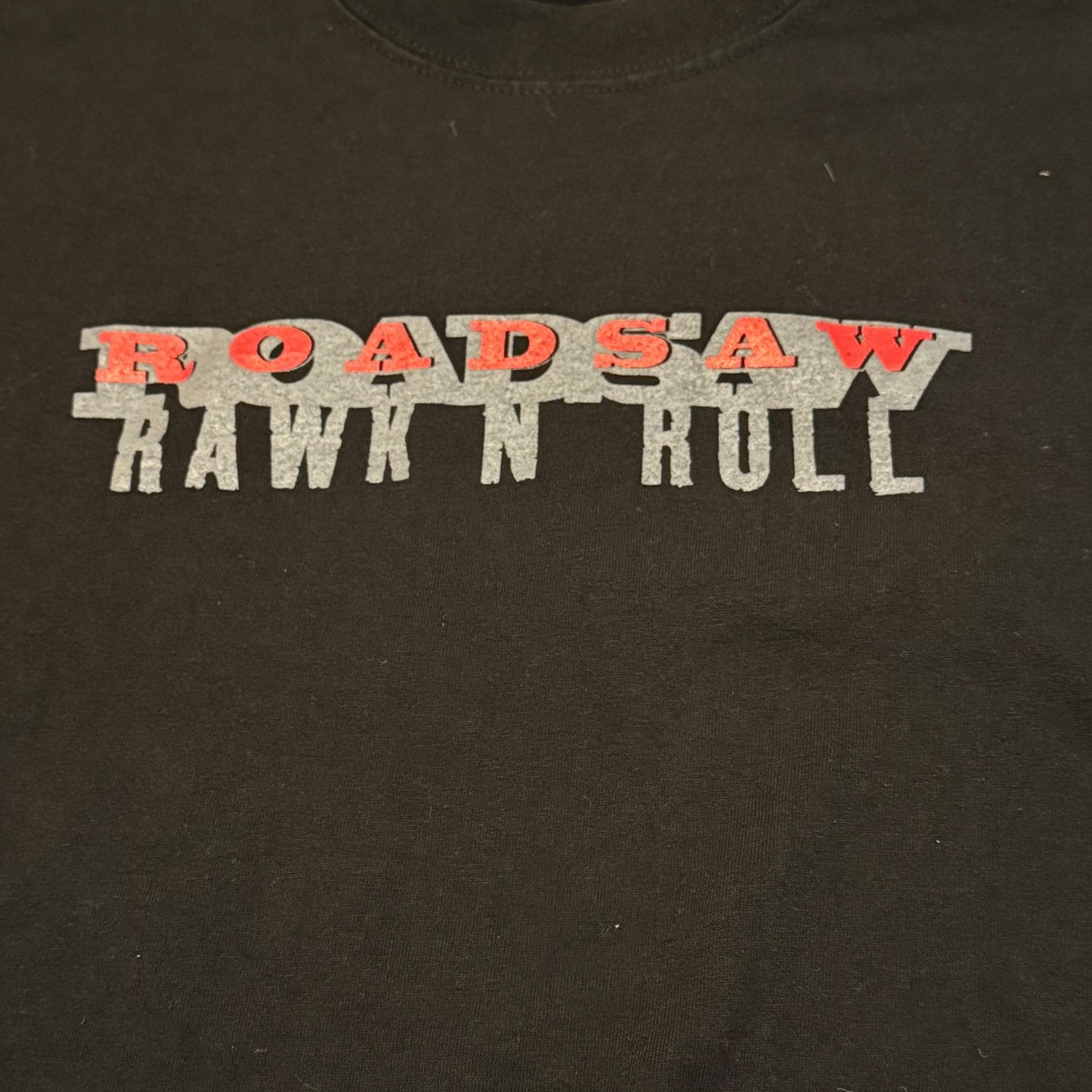 Roadsaw Band Rawk N' Roll Vintage T-Shirt Size M No Tag Slapshot Nebula Scissorfight