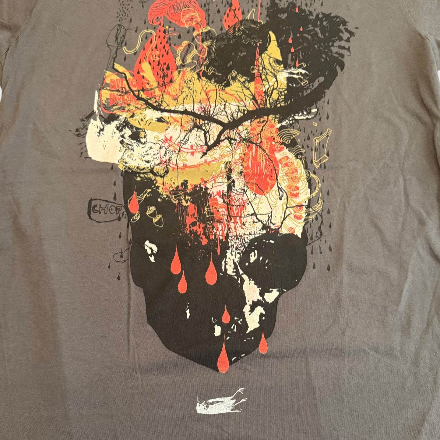 Robotic Empire x Hydra Head Robotic Boot Seldon Hunt Dark Gray T-Shirt Size M