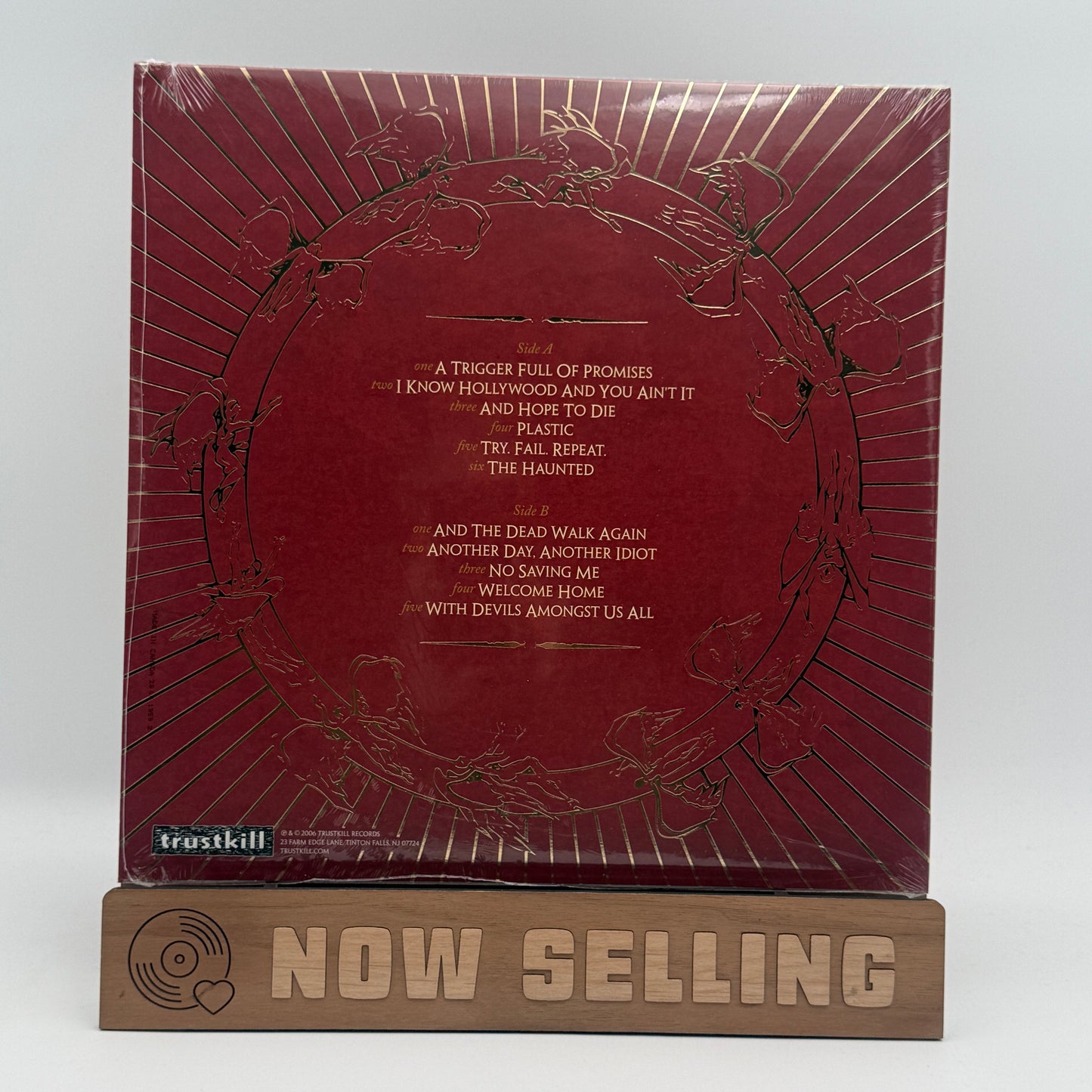 Walls Of Jericho - With Devils Amongst Us All Vinyl LP Gold Red Split SEALED