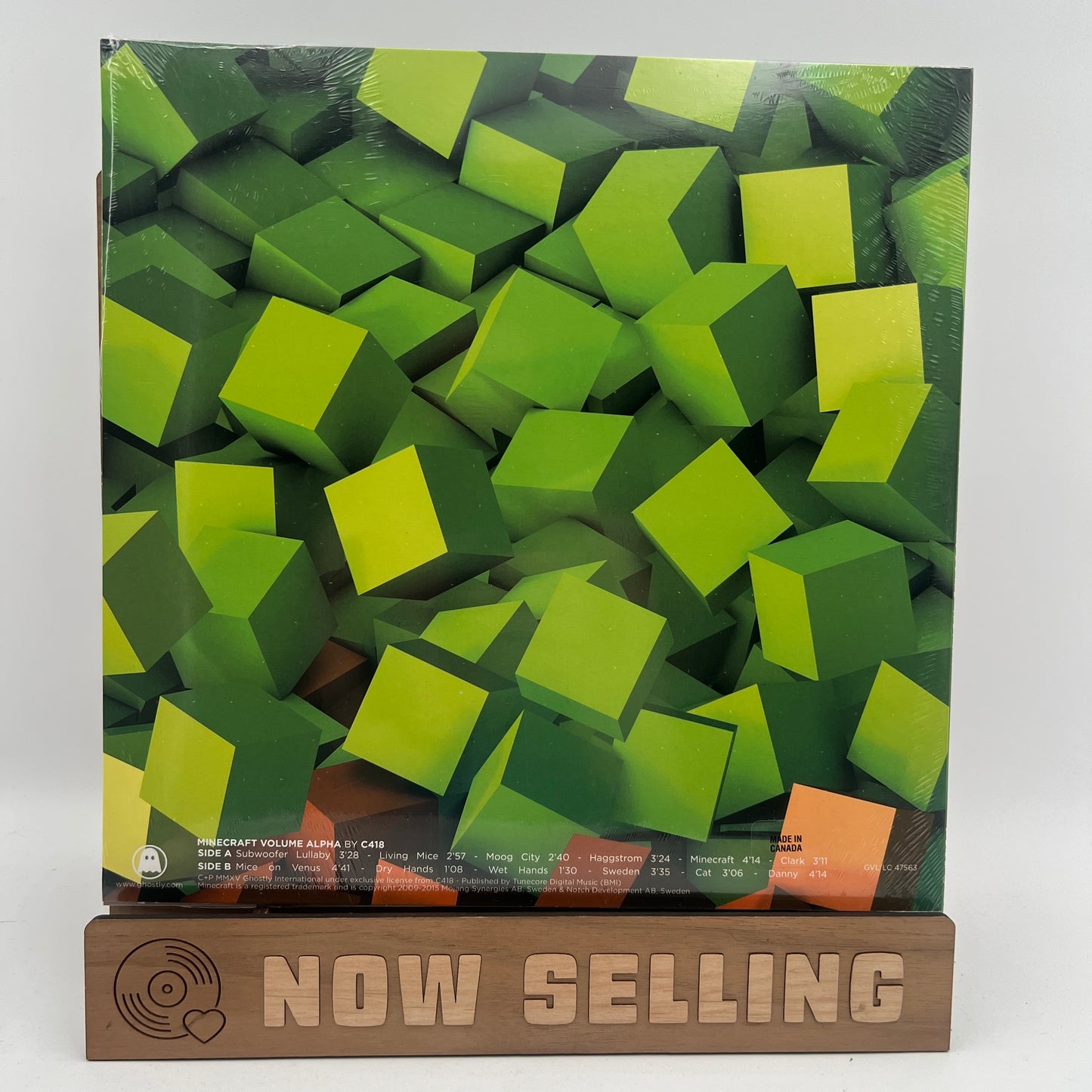 C418 - Minecraft Soundtrack - Volume Alpha Vinyl LP Green Transparent SEALED