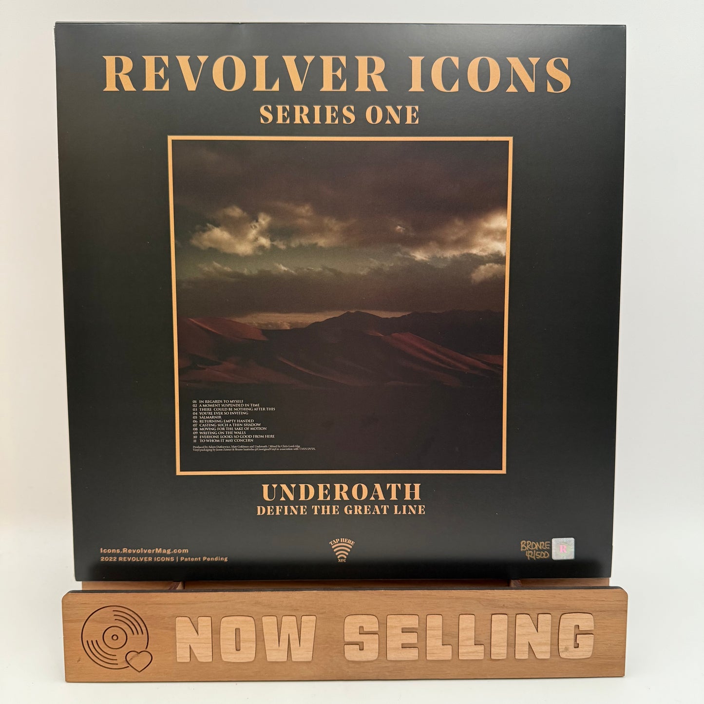Underoath - Define The Great Line Vinyl LP Bronze SEALED Revolver Icons Series One