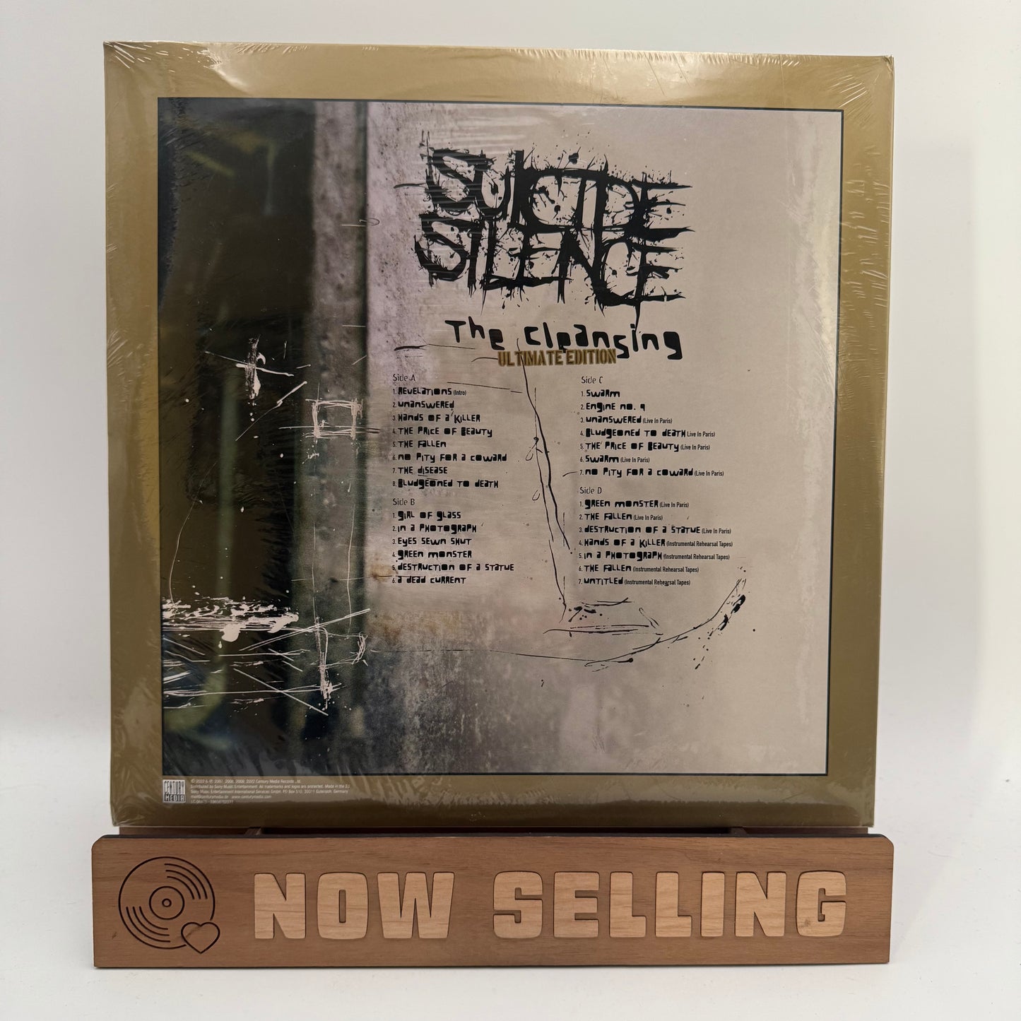Suicide Silence - The Cleansing Ultimate Edition Vinyl LP Gold & Black Marble SEALED