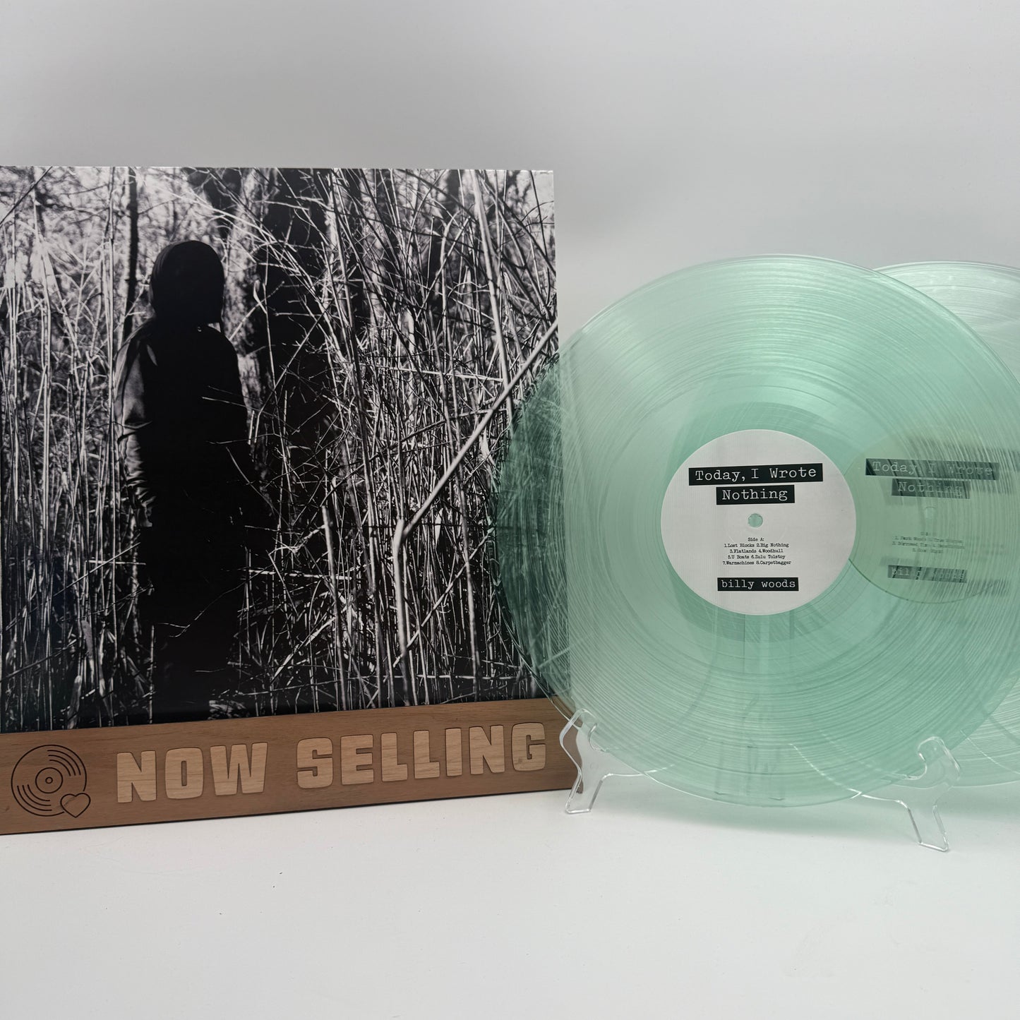 Billy Woods - Today, I Wrote Nothing Vinyl LP Reissue Coke Bottle Clear