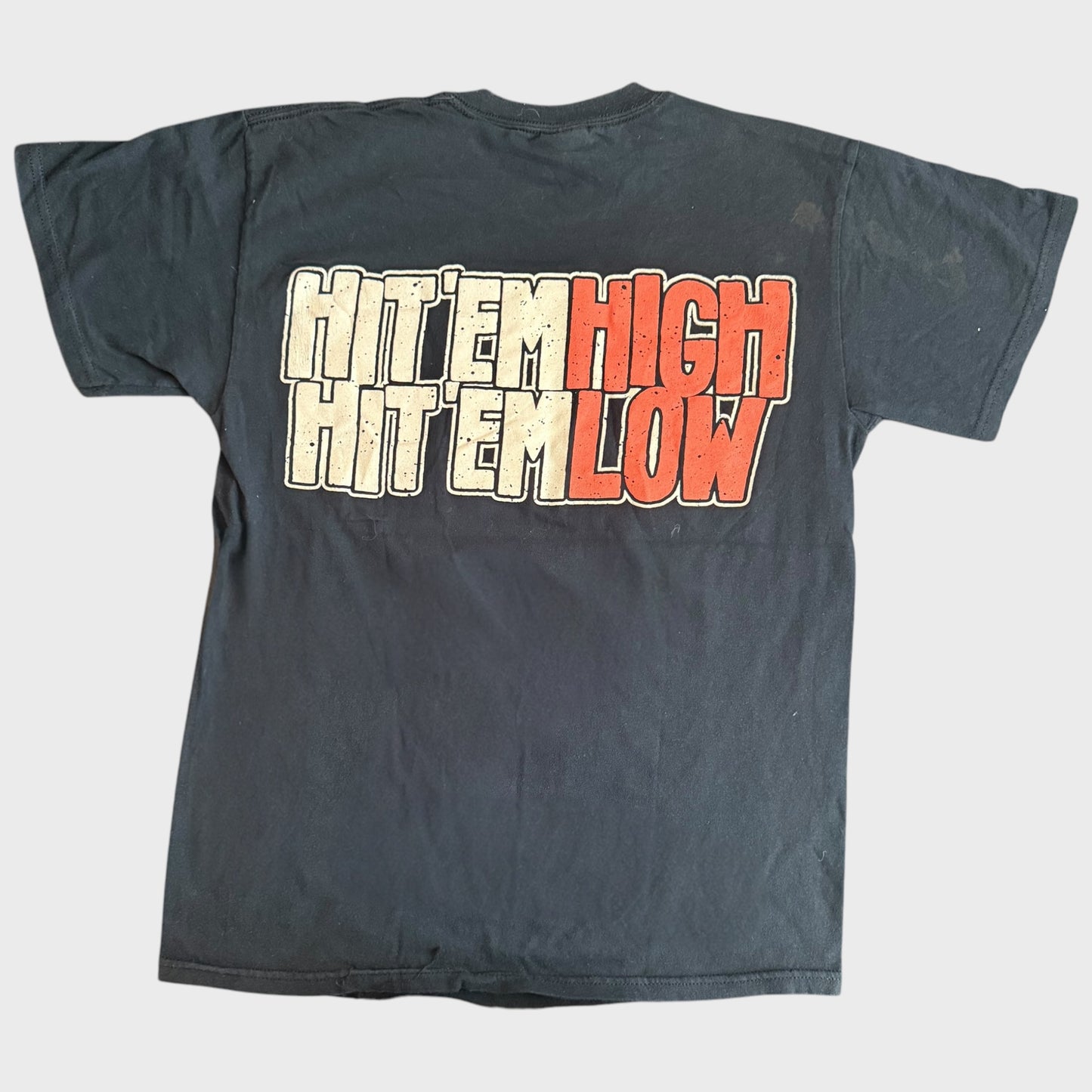 Make Do And Mend Band Hit Em High Hit Em Low T-Shirt Size M
