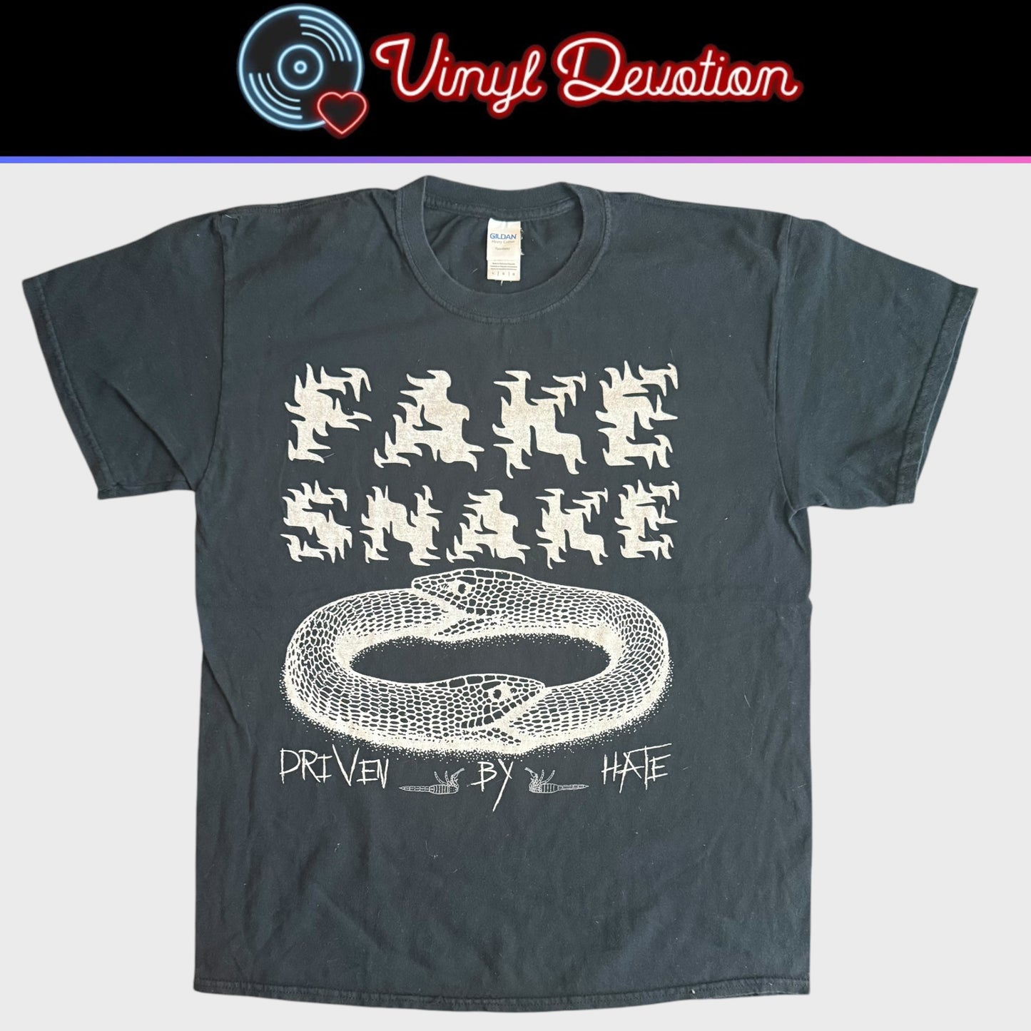 Fake Snake Band Driven By Hate T-Shirt Size L Industrial / Noise