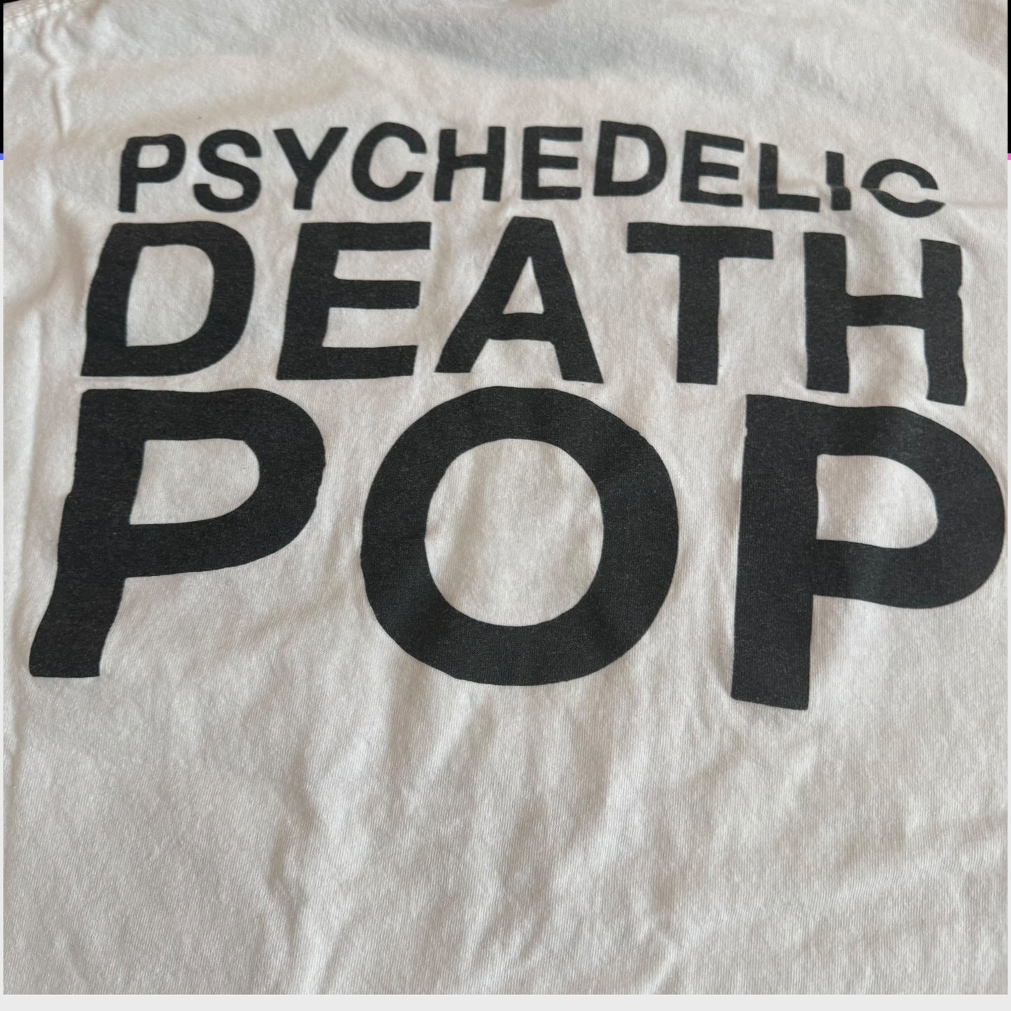 Kent State Band Pyschedlic Death Pop White T-Shirt Size L Fireburn Catholic Spit Dummy