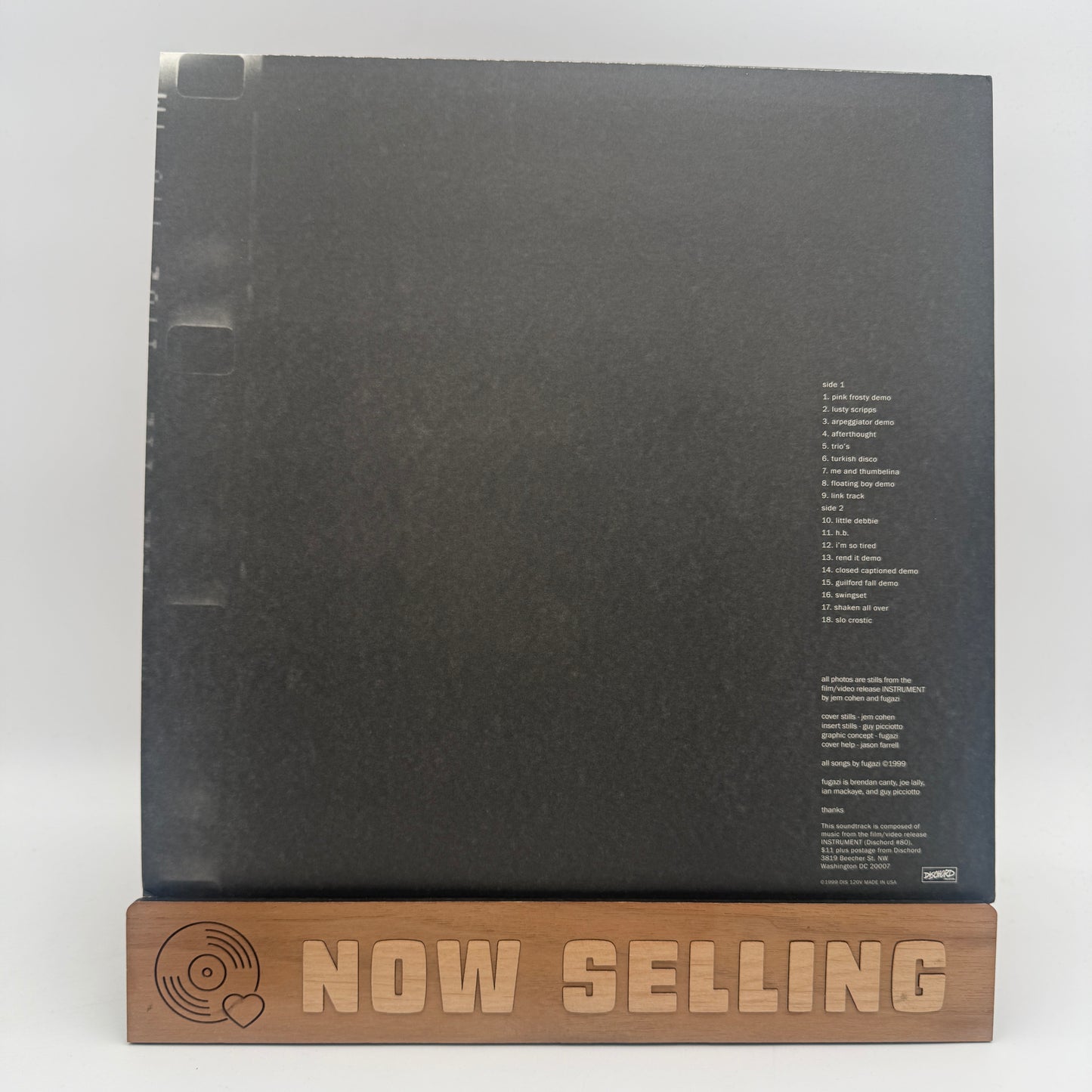 Fugazi - Instrument Soundtrack Vinyl LP Reissue Remastered