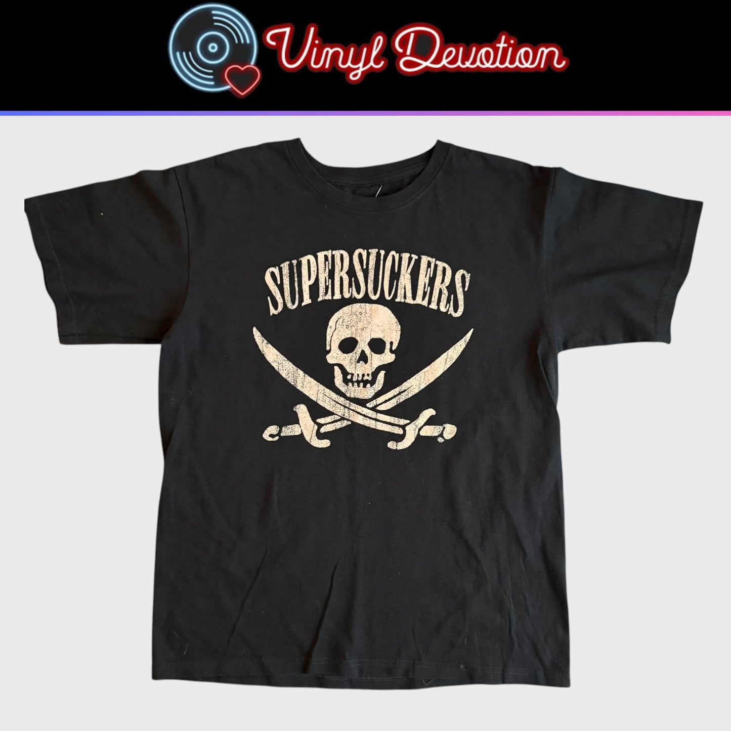 Supersuckers Band Jolly Roger - Skull & Crossbones T-Shirt Size Large