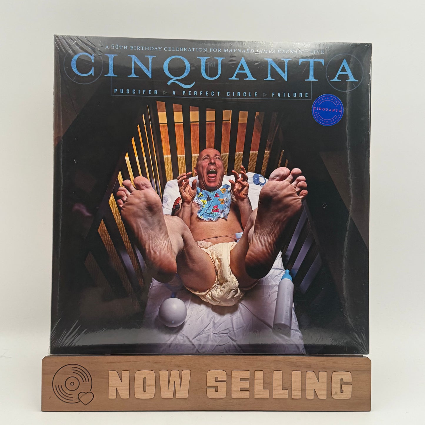 Puscifer / A Perfect Circle / Failure - Cinquanta Vinyl LP Clear Blue Red Pink Swirl SEALED