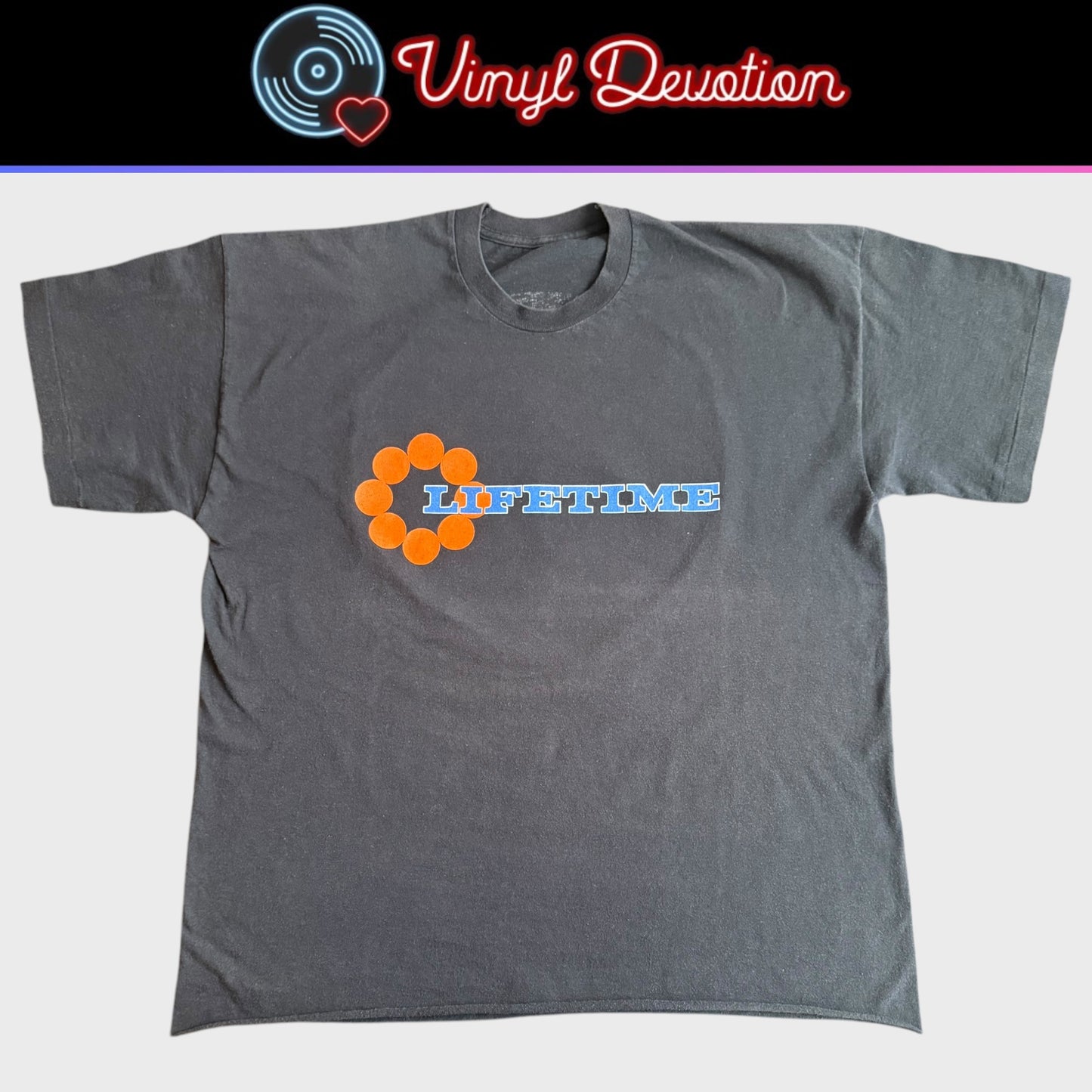 Lifetime Band Logo Vintage T-Shirt Size XL Single Stitch Hardcore