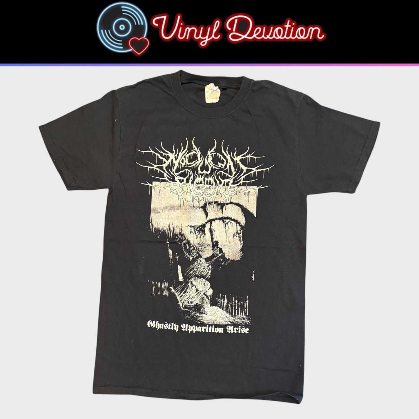 Nocturnal Blood Band Ghastly Apparition Arise Black T-Shirt Size S