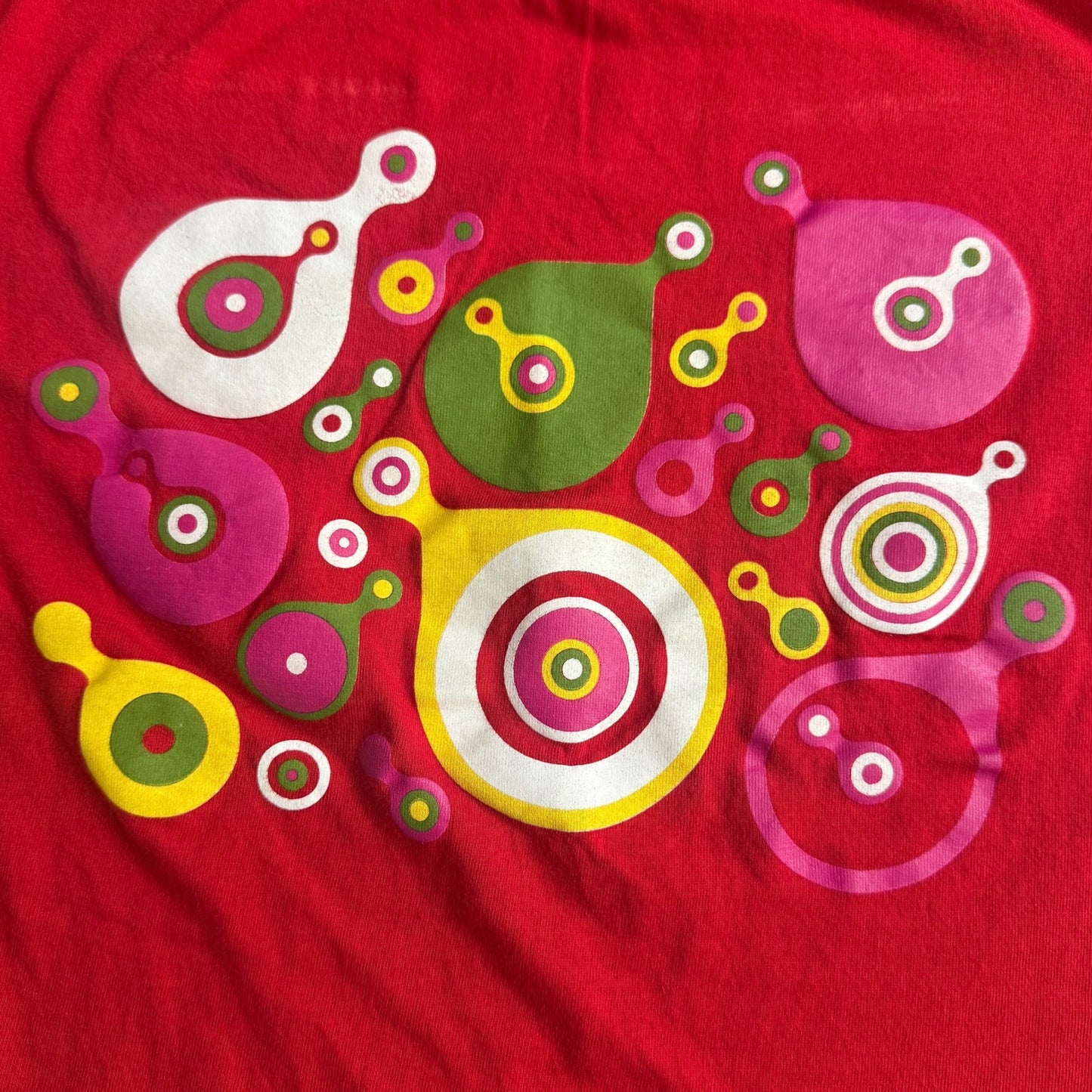 Lemon Jelly Band Lemonjelly.ky Y2K Vintage Red T-Shirt Size Womens Small