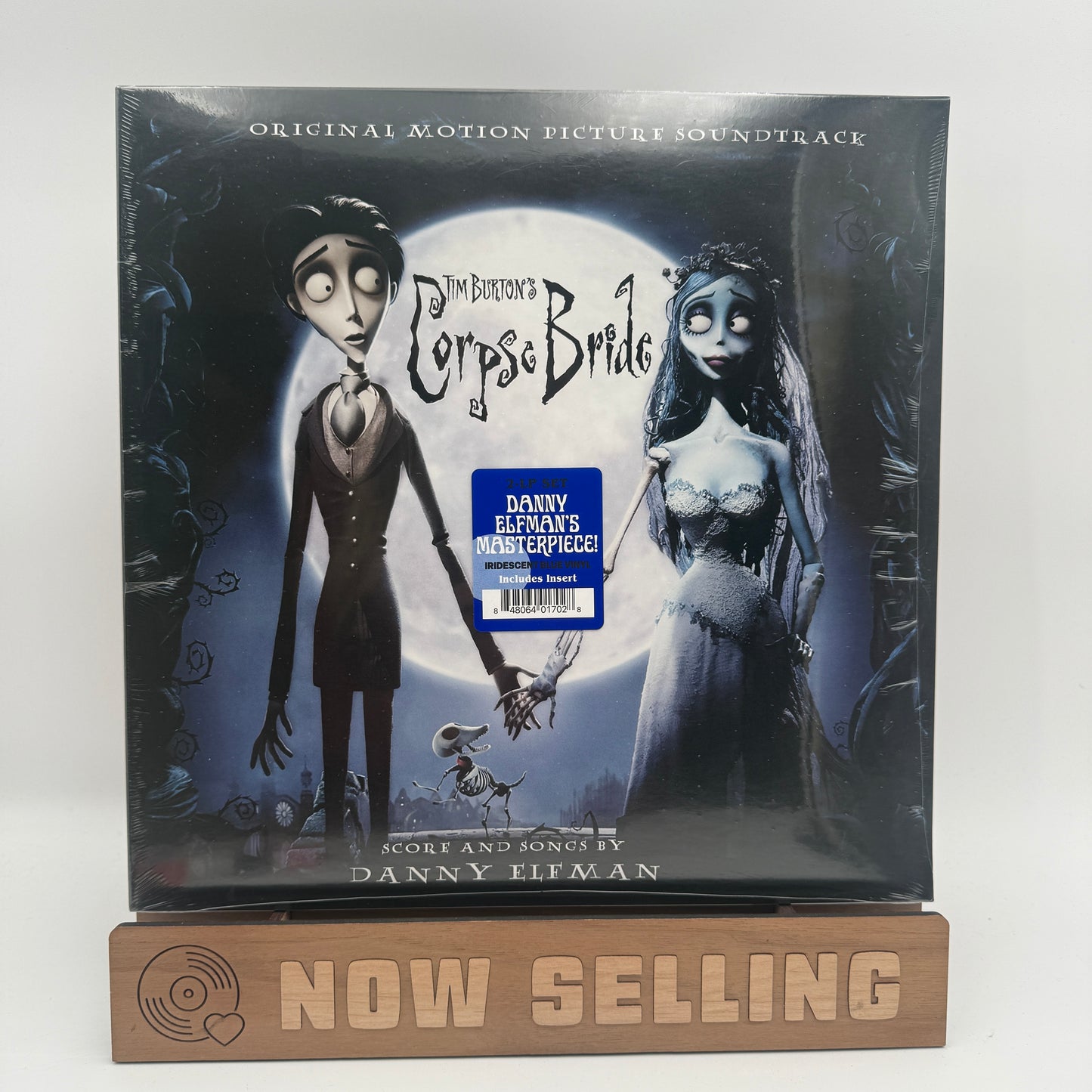 Tim Burton's Corpse Bride Soundtrack Vinyl LP Iridescent Blue SEALED Danny Elfman