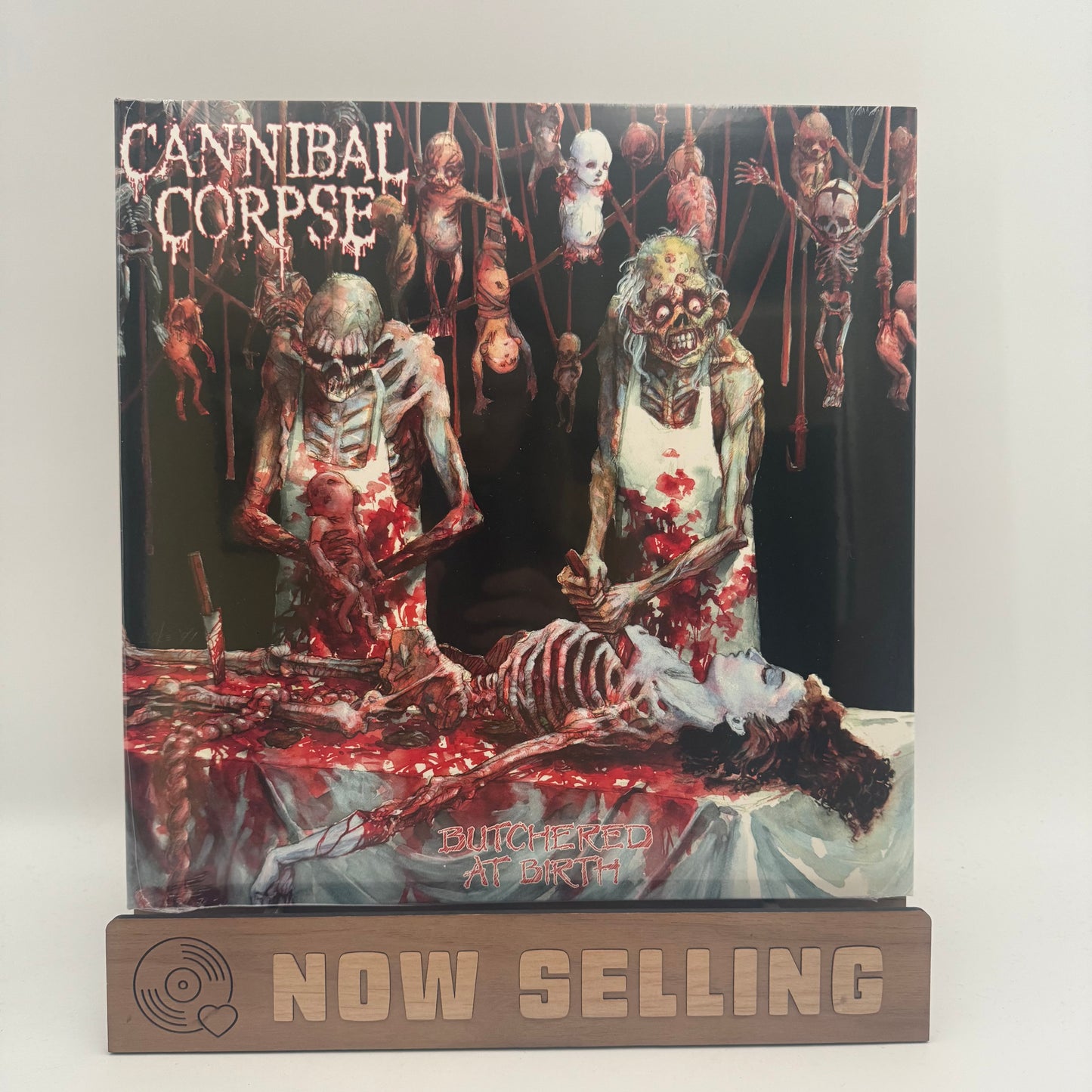 Cannibal Corpse - Butchered At Birth Vinyl LP Reissue White w/ Red Splatter SEALED