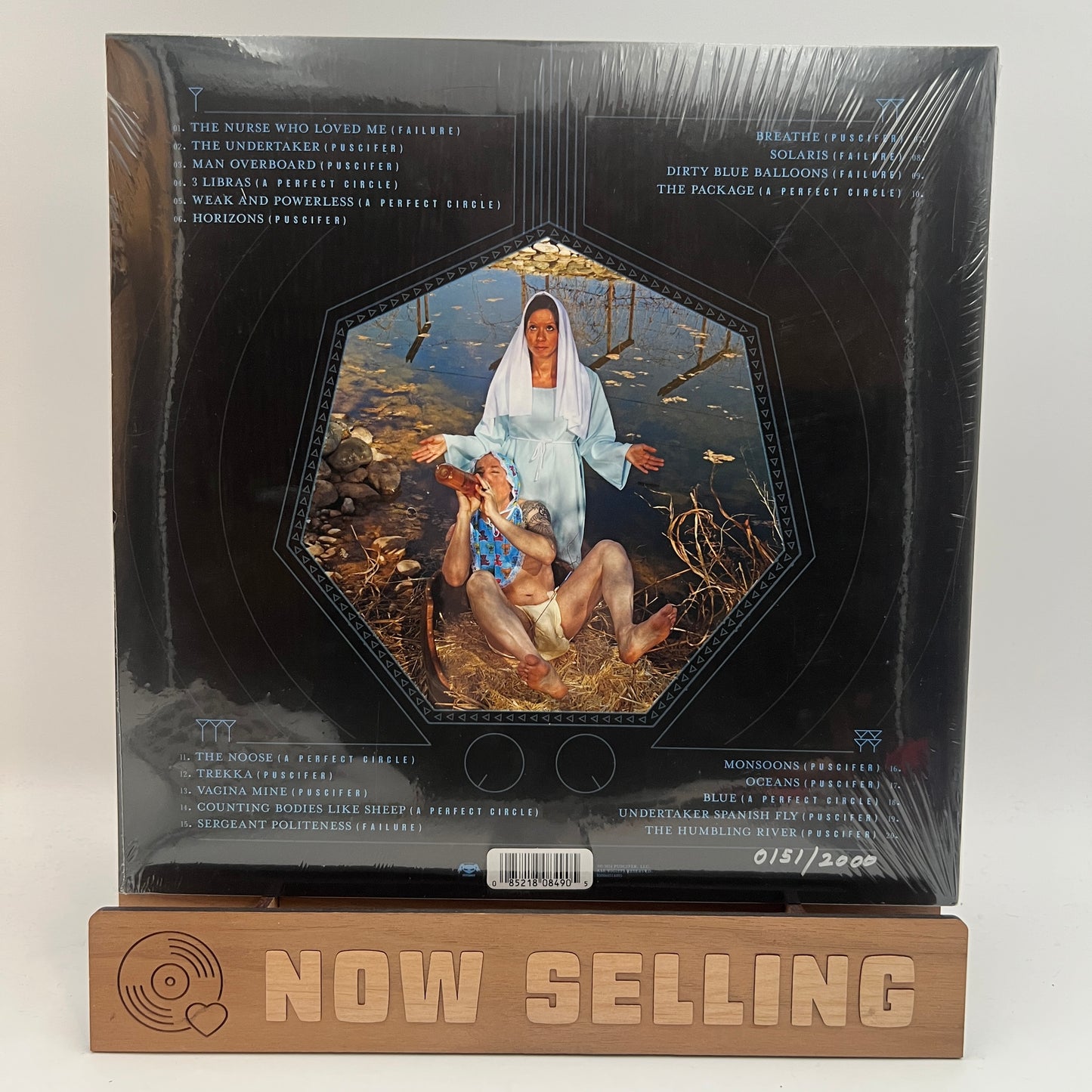 Puscifer / A Perfect Circle / Failure - Cinquanta Vinyl LP Clear Blue White Swirl SEALED