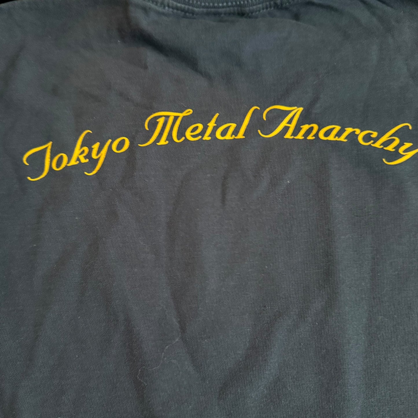 Terror Squad Thrash Band The Emblem Of Black Sun Tokyo Metal Anarchy T-Shirt Size L