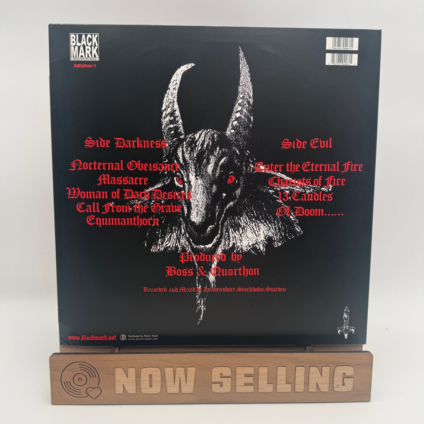 Bathory - Under The Sign Of The Black Mark Vinyl LP Reissue Repress Black