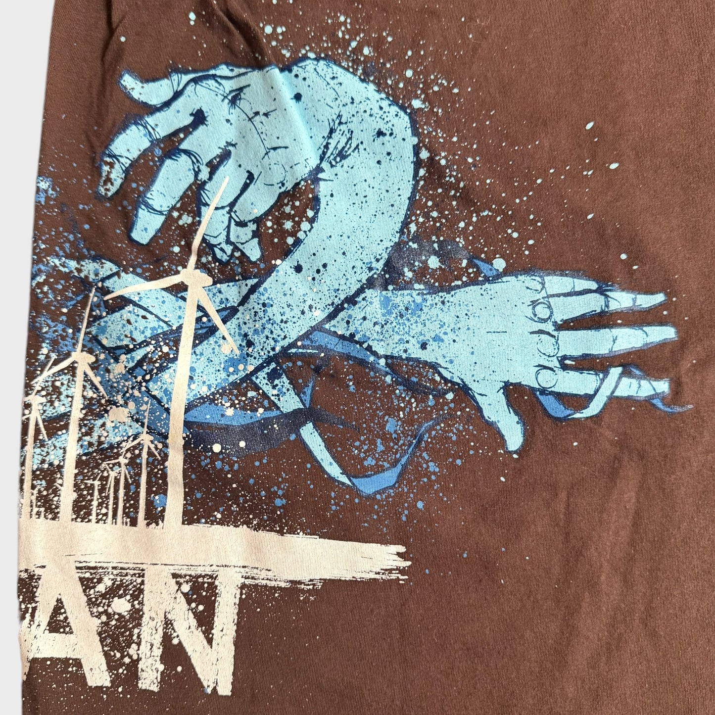 Pelican Band City Of Echos Blue Hands T-Shirt Size L