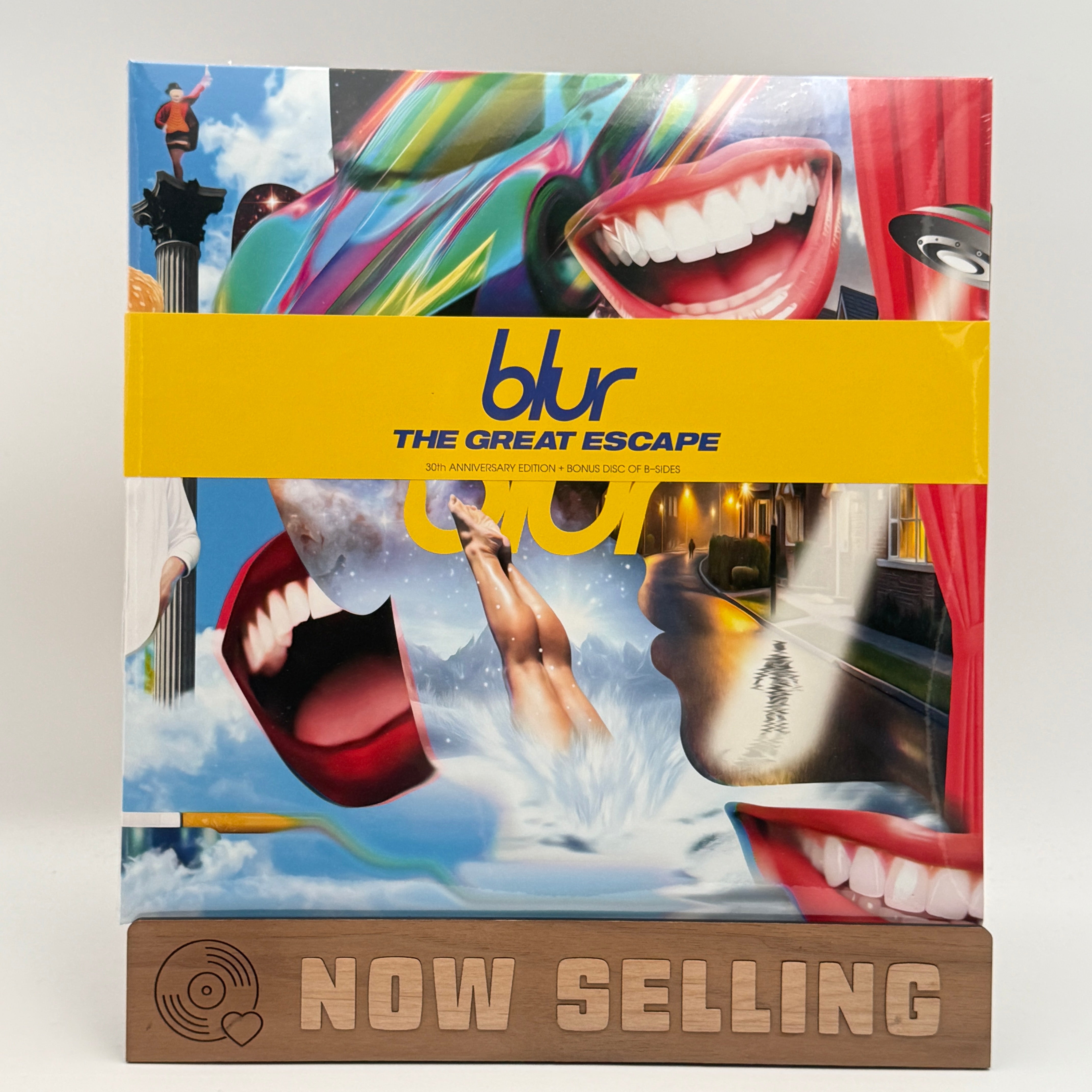 Blur - The Great Escape Vinyl LP Yellow / Blue 30th Anniversary