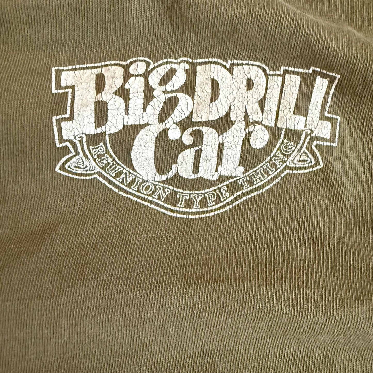 Big Drill Car Band 2008 Reunion Light Green T-Shirt Size S