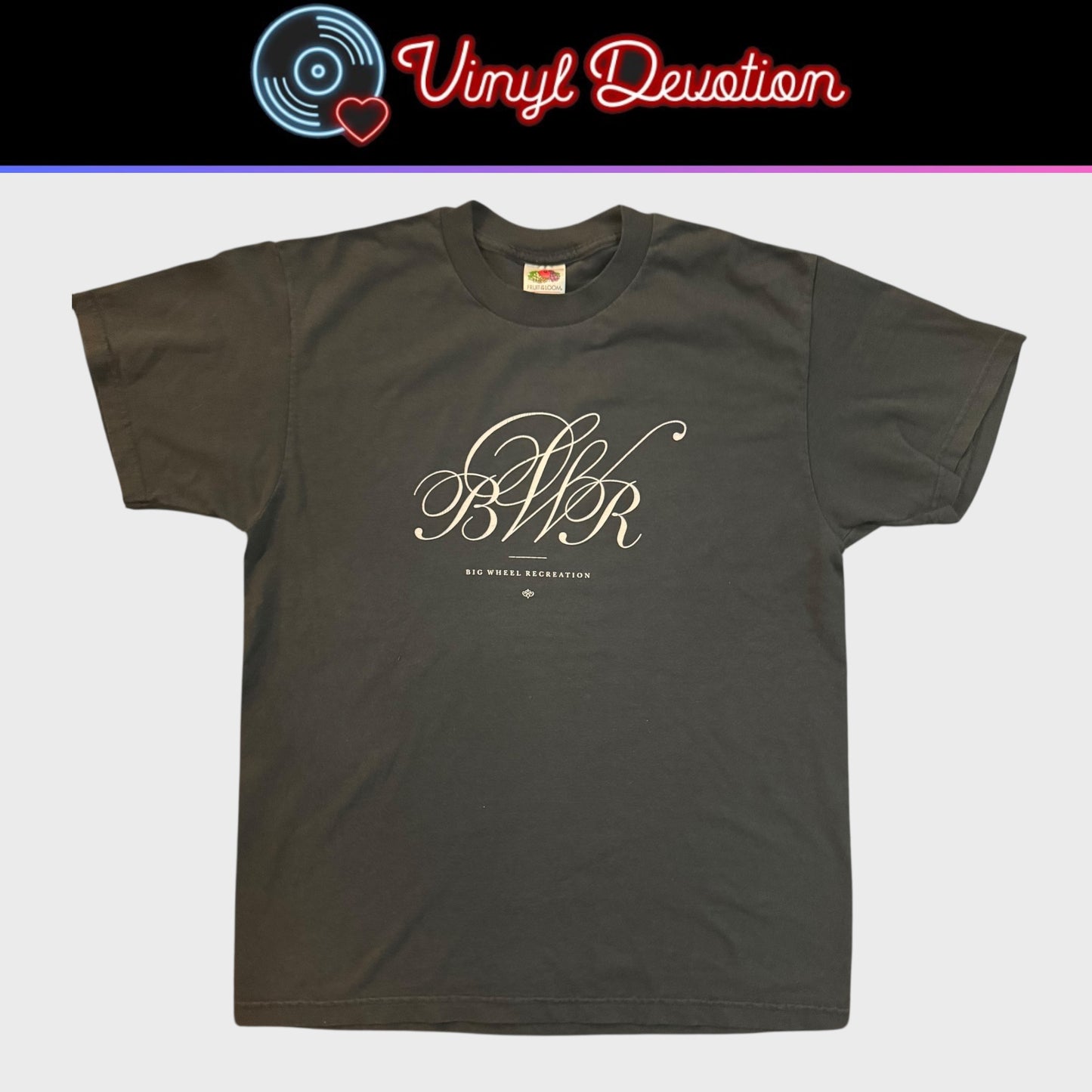 Big Wheel Recreation Record Label Vintage T-Shirt Size M FOTL Jimmy Eat World Fastbreak