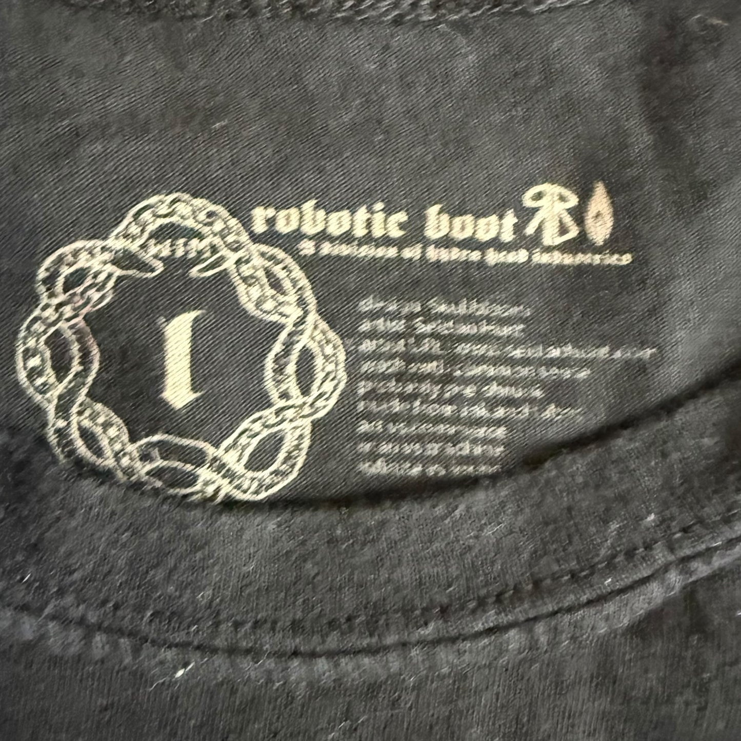 Pelican Band x Robotic Empire x Seldon Hunt Skull Bloom T-Shirt Size L Robotic Boot