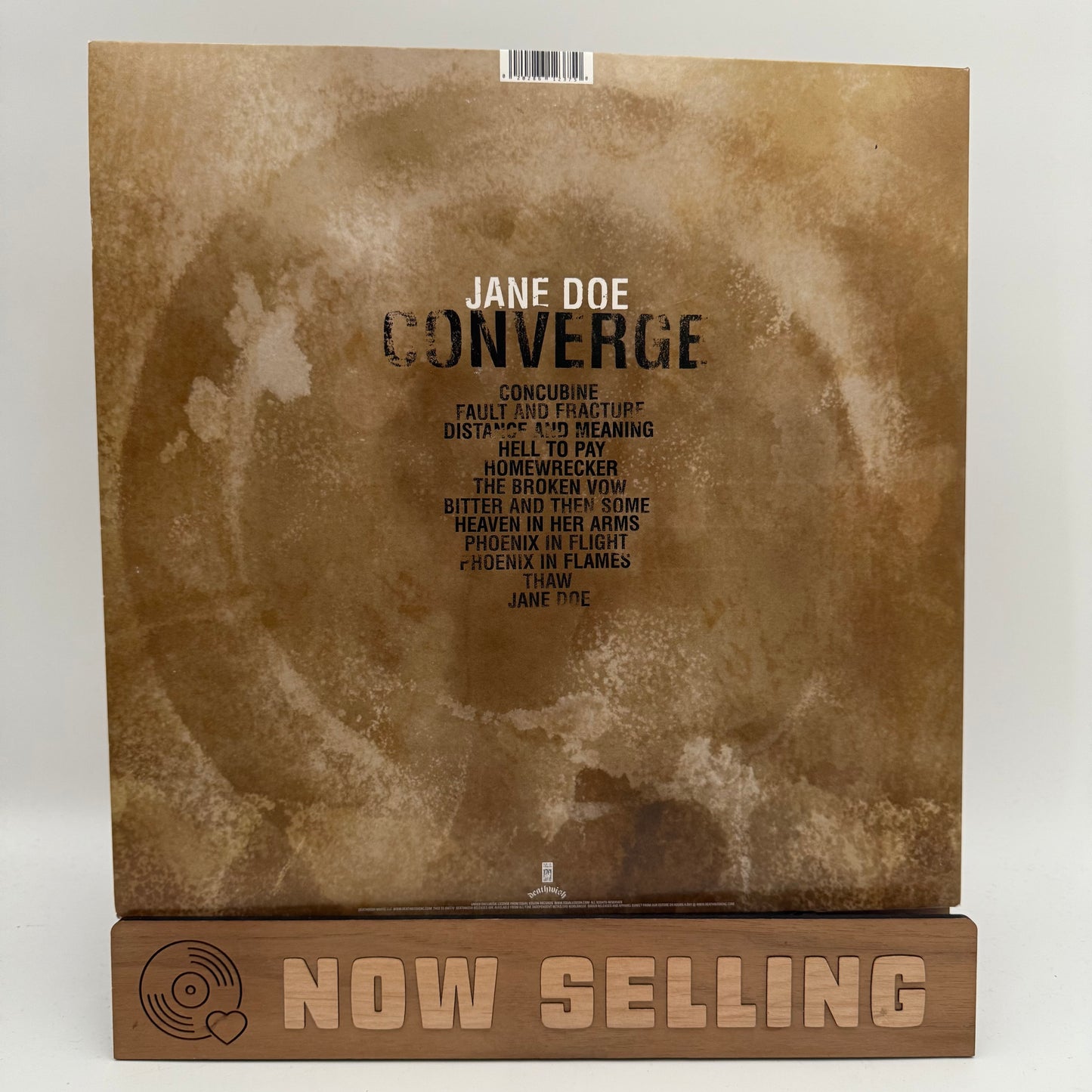 Converge - Jane Doe Vinyl LP Reissue Repress Black