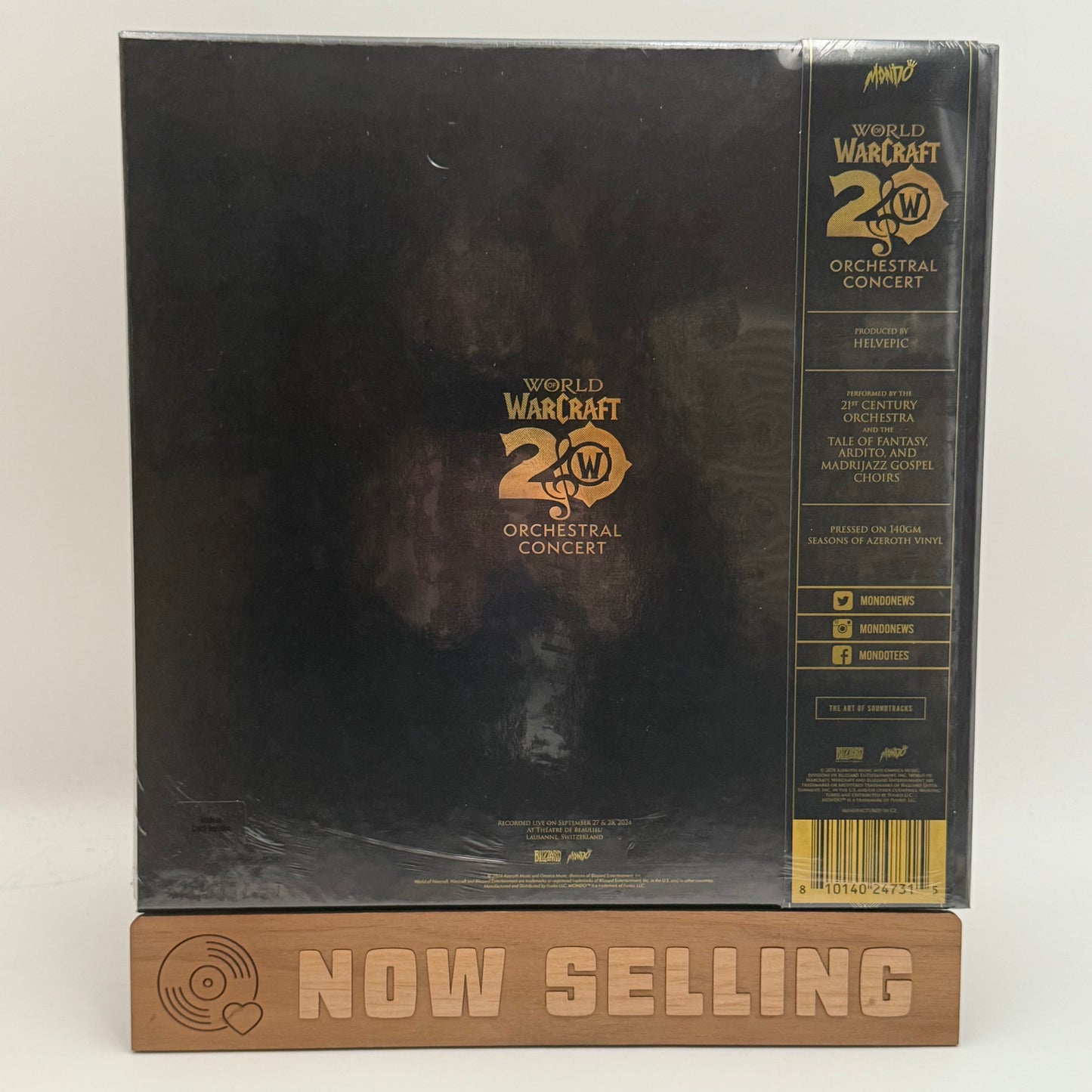 World of Warcraft: 20 Years of Music Orchestral Concert Vinyl LP Mondo Exclusive SEALED