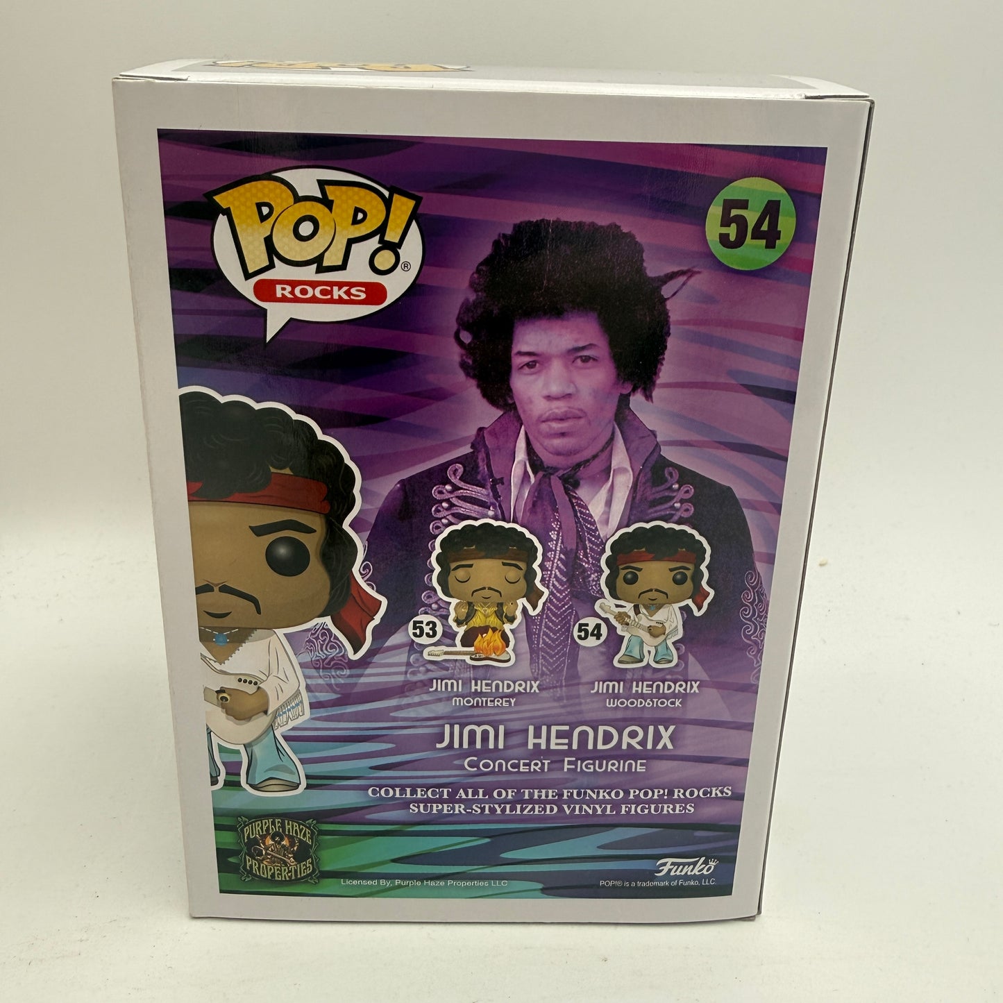 Funko POP! Rocks Jimi Hendrix Woodstock Vinyl Figure #54
