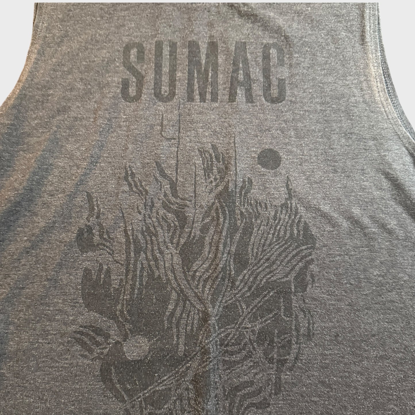 Keiji Haino + Sumac Band Dark Gray Tank Top Size S