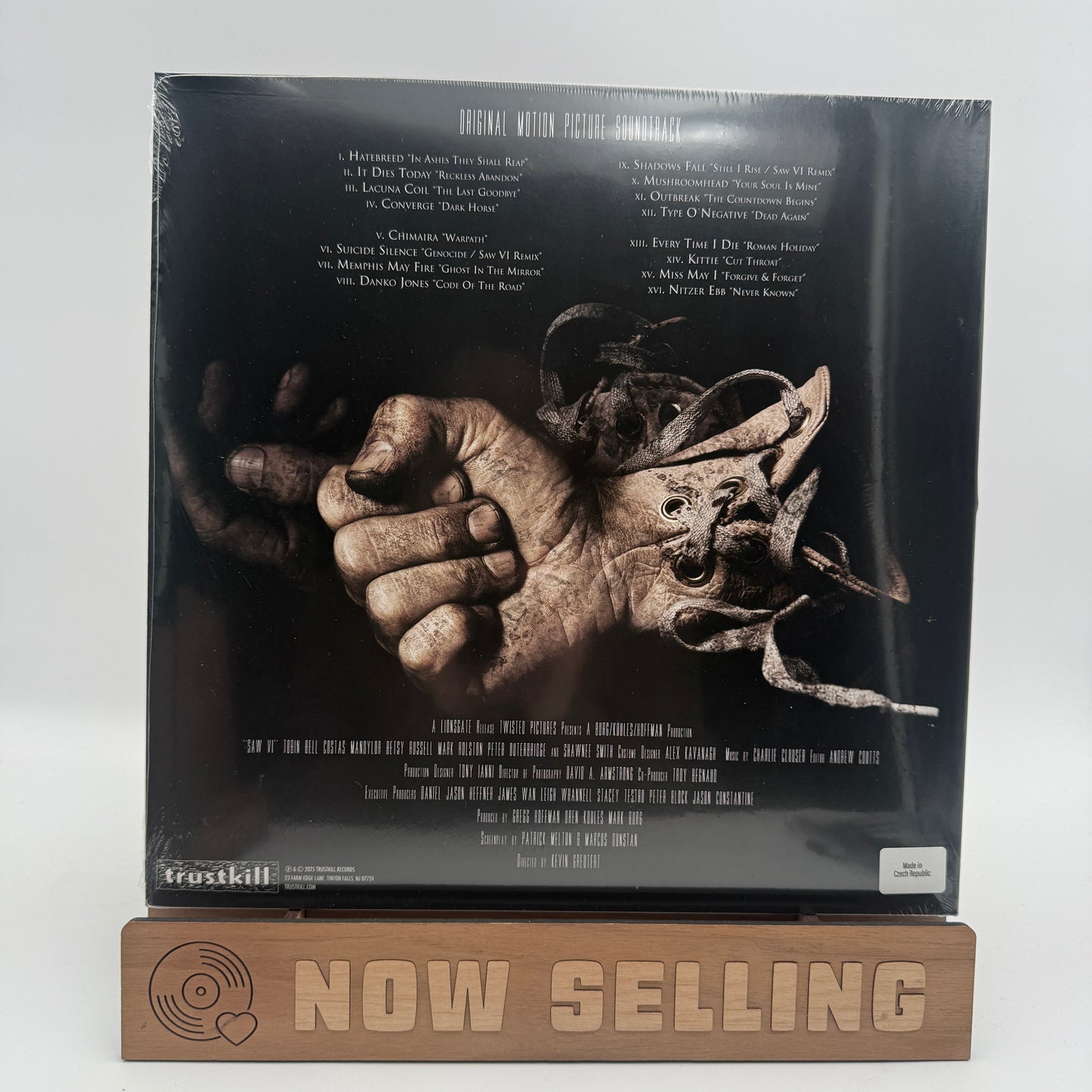 Saw VI Soundtrack Vinyl LP Sawblade Splatter SEALED Converge Type O Negative Suicide Silence
