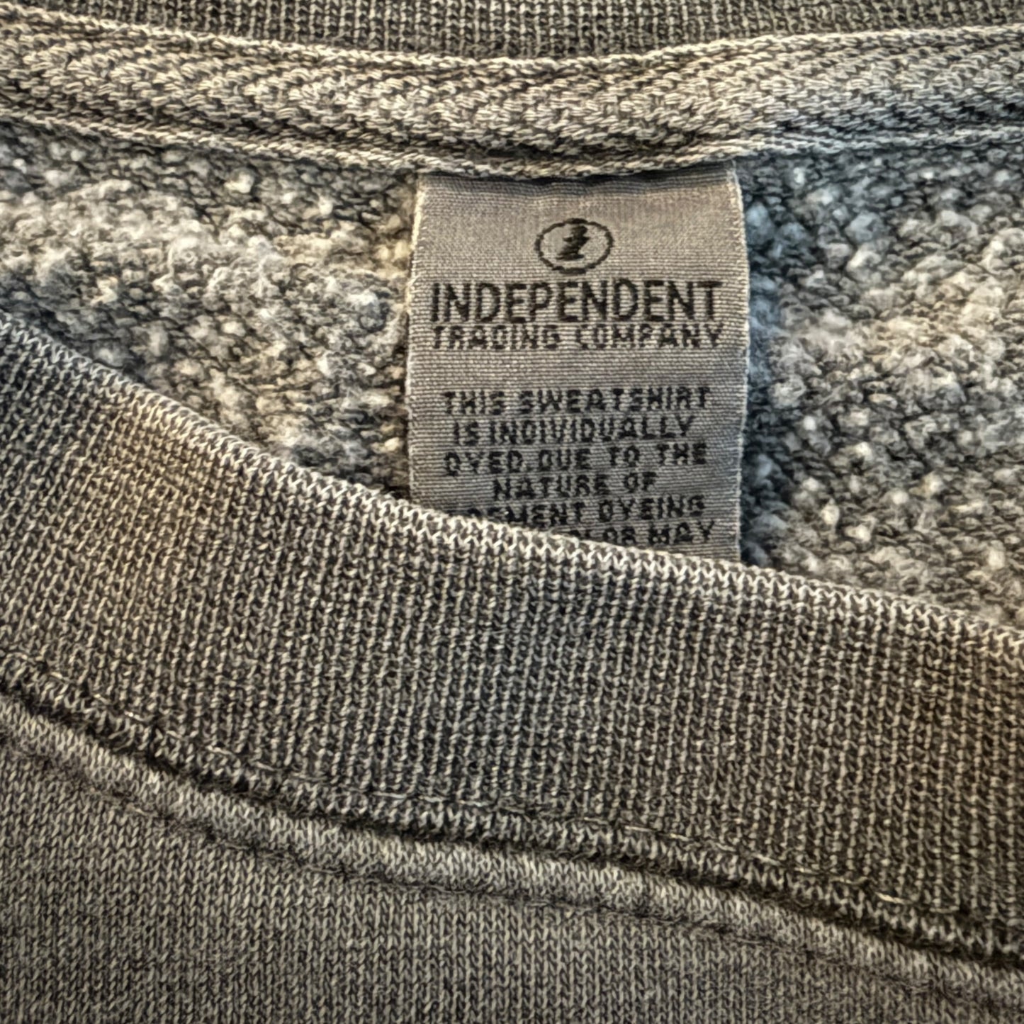 Fiddlehead Band Down University Blue Gray Crewneck Sweatshirt Size XXL Have Heart