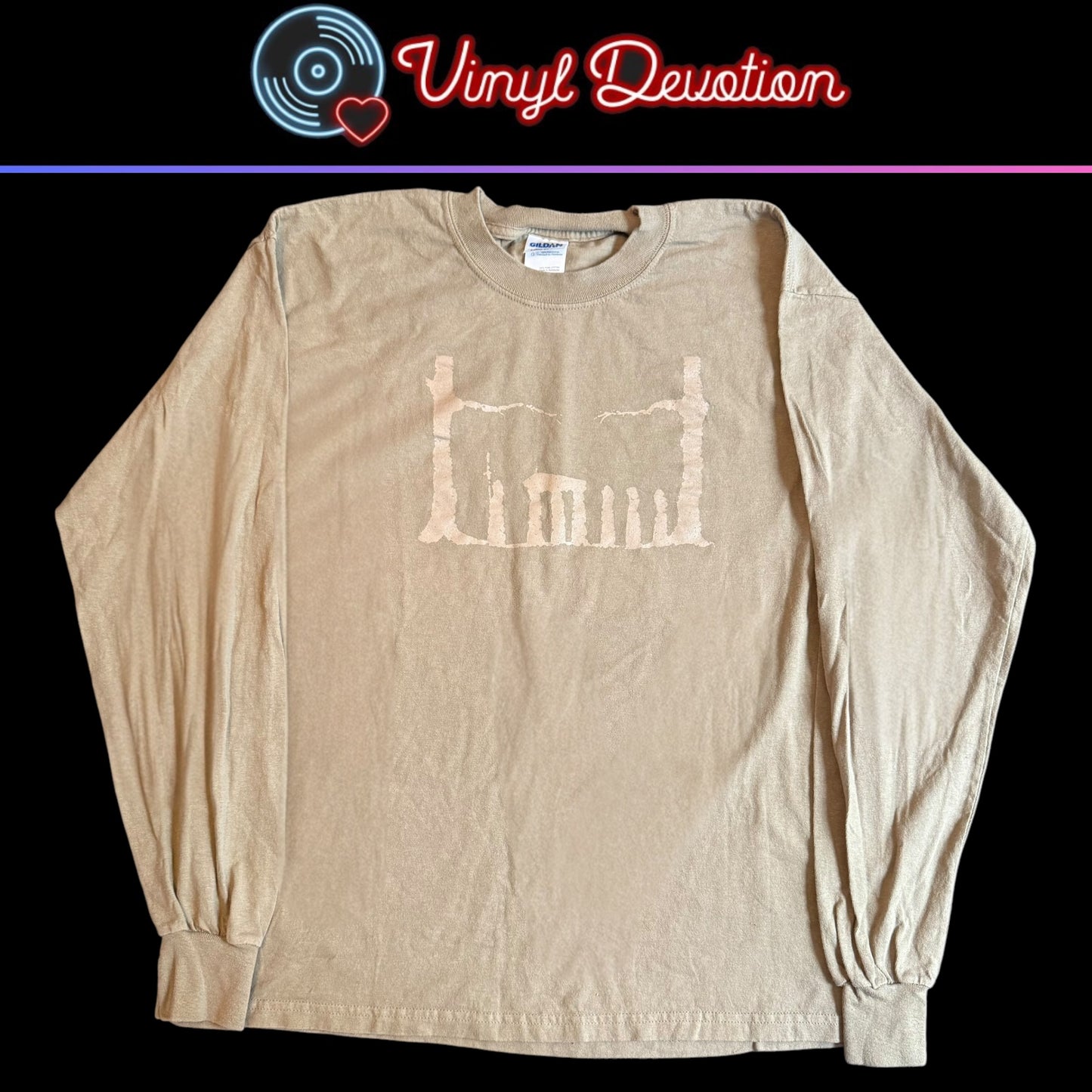 Bergraven Band Till Makabert Vasen Tan Long Sleeve T-Shirt Size L Black Metal