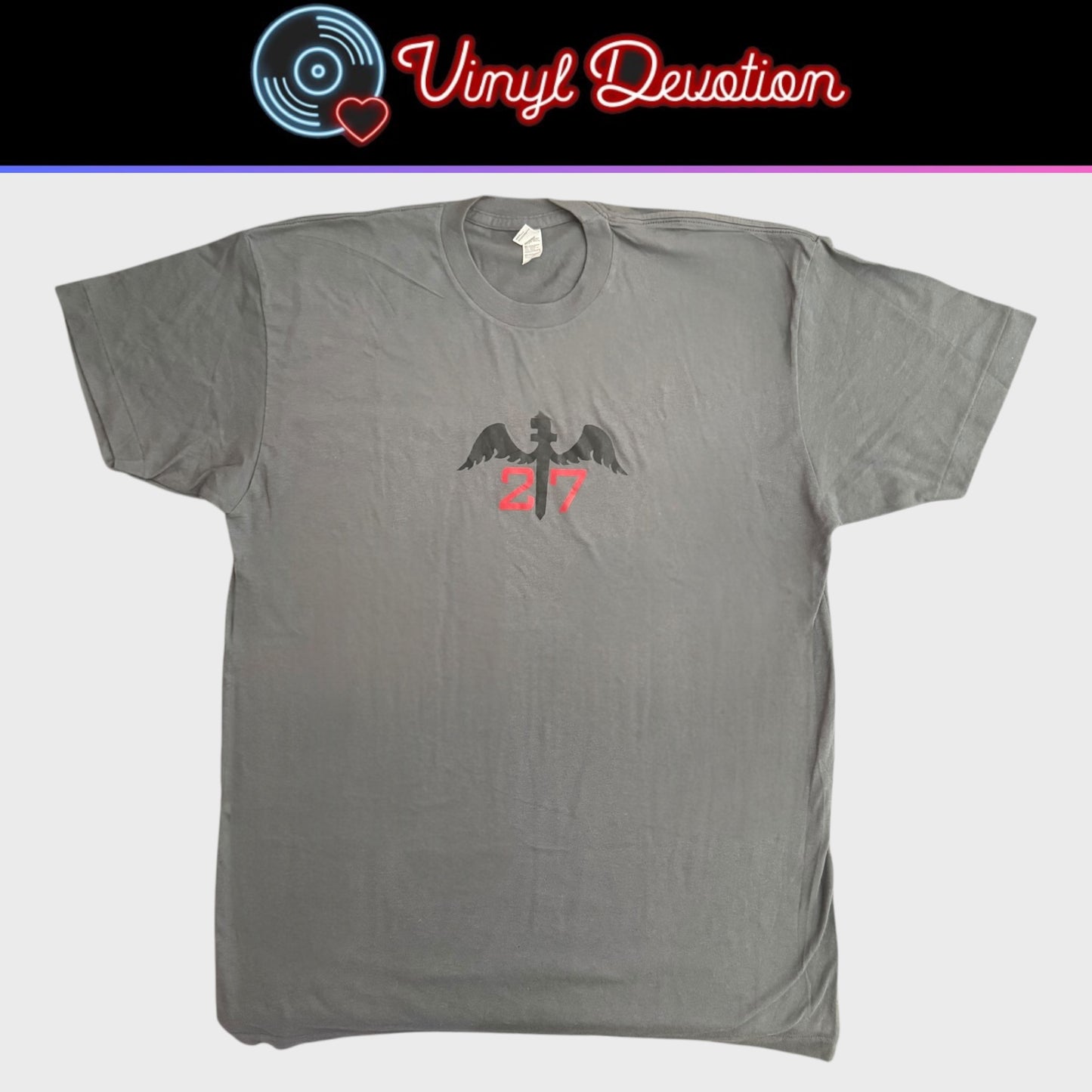 27 Band Try / Night Gray Vintage T-Shirt Size L Cave In Zozobra Anodyne