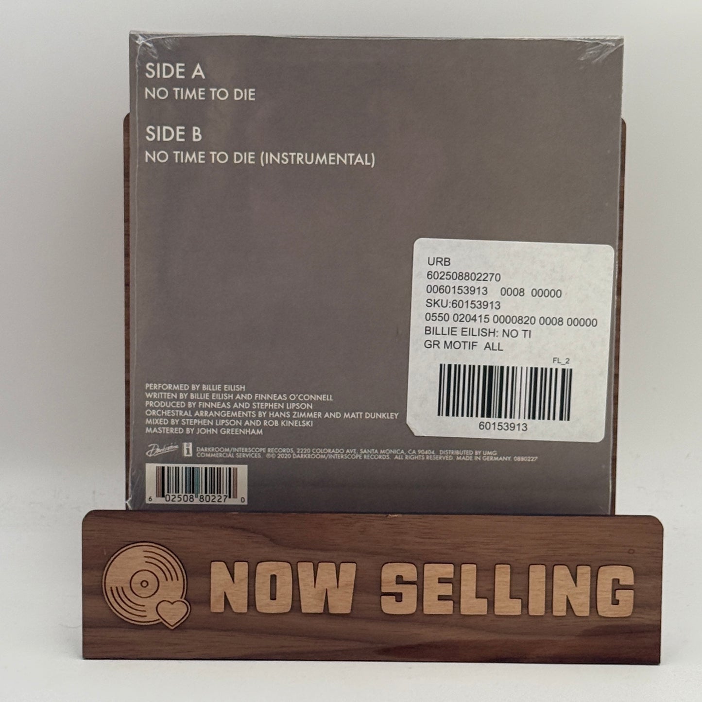 Billie Eilish - No Time To Die Vinyl 7" Smoke SEALED