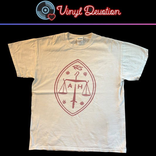 Ascetic House Record Label White T-Shirt Size M Marshstepper Destruction Unit Body Of Light