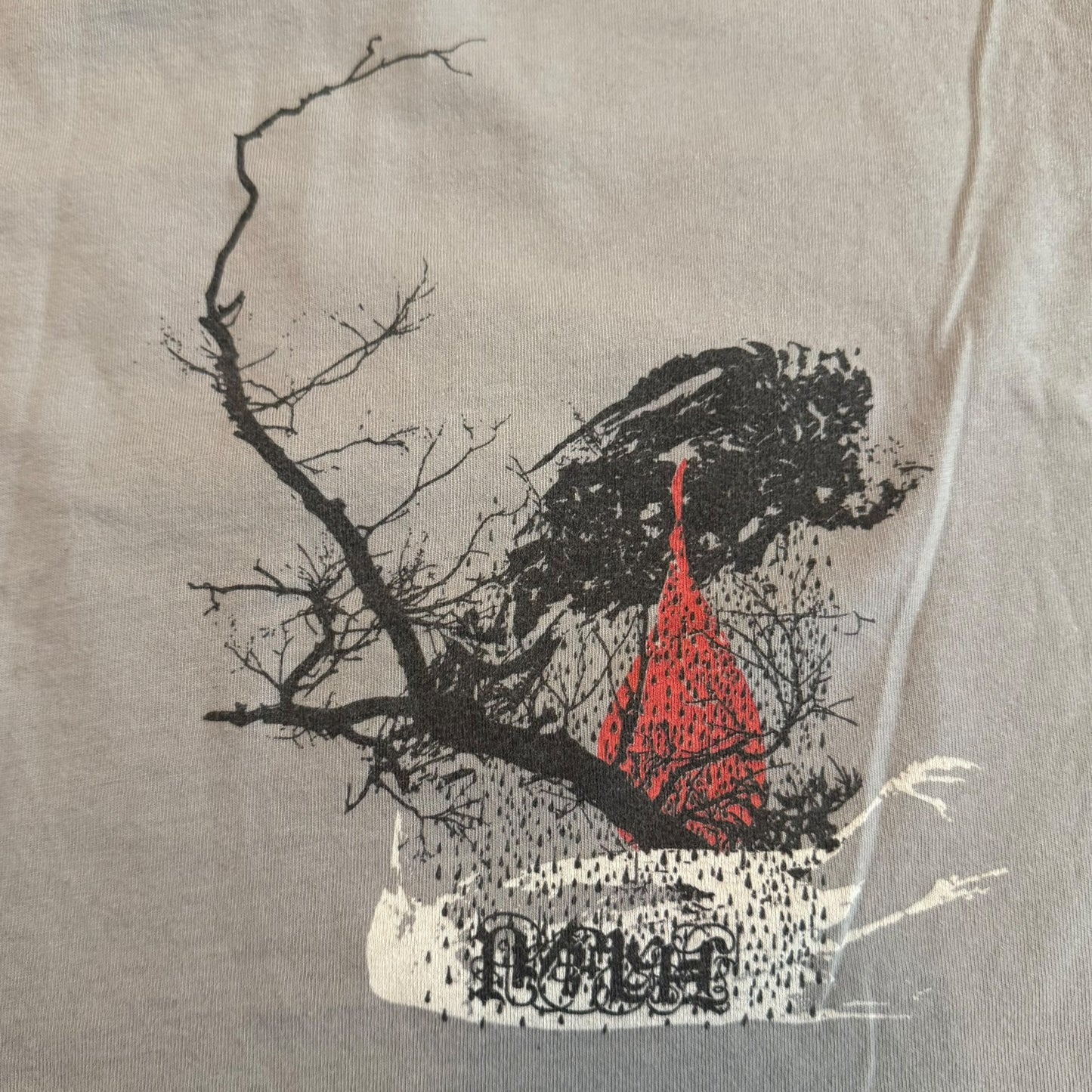 Robotic Empire x Hydra Head Robotic Boot Seldon Hunt Light Gray T-Shirt Size L
