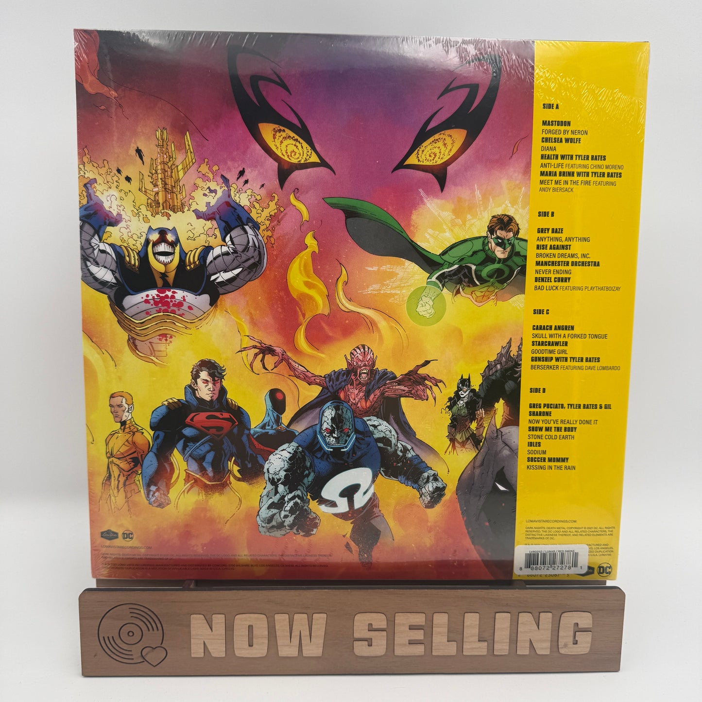 Dark Nights: Death Metal Soundtrack Vinyl LP Red Smoke SEALED Mastodon Chelsea Wolfe