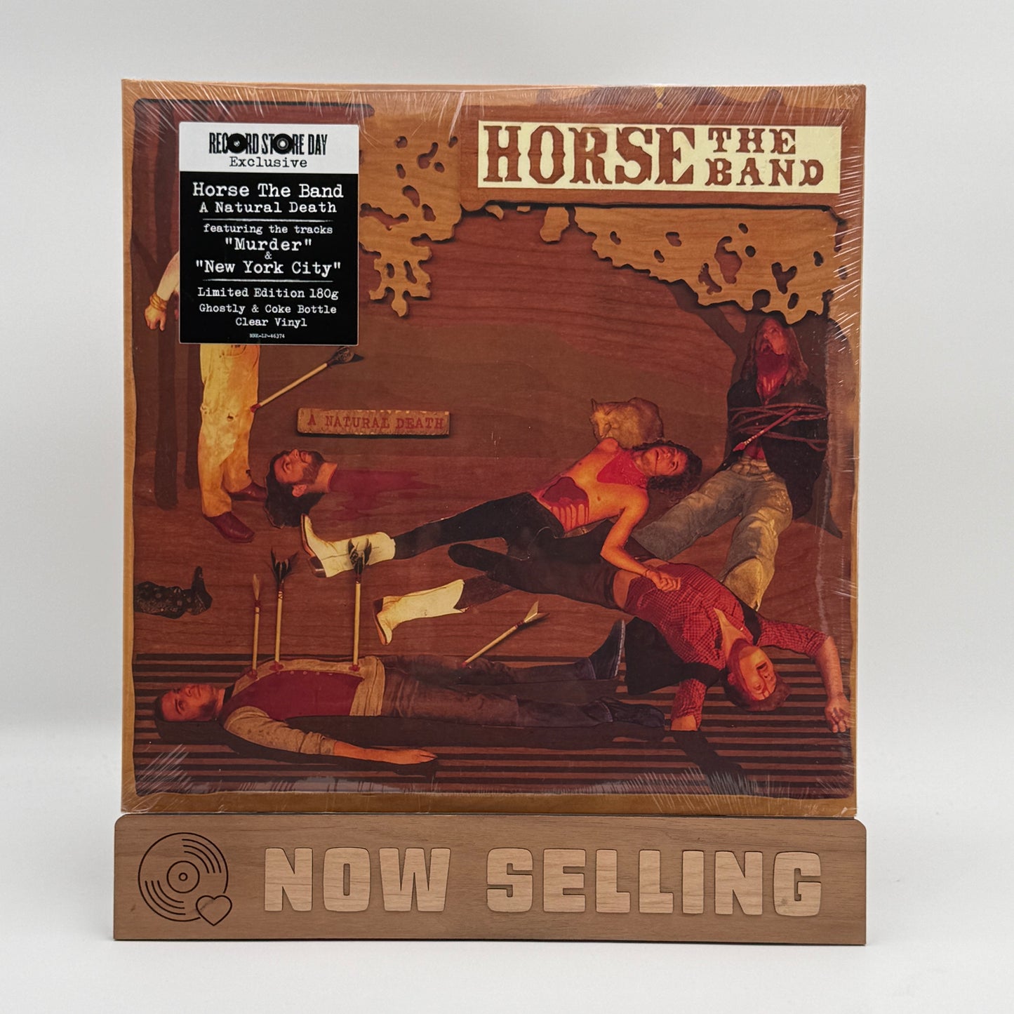 HORSE The Band - A Natural Death Vinyl LP Clear Coke Bottle Ghostly SEALED RSD