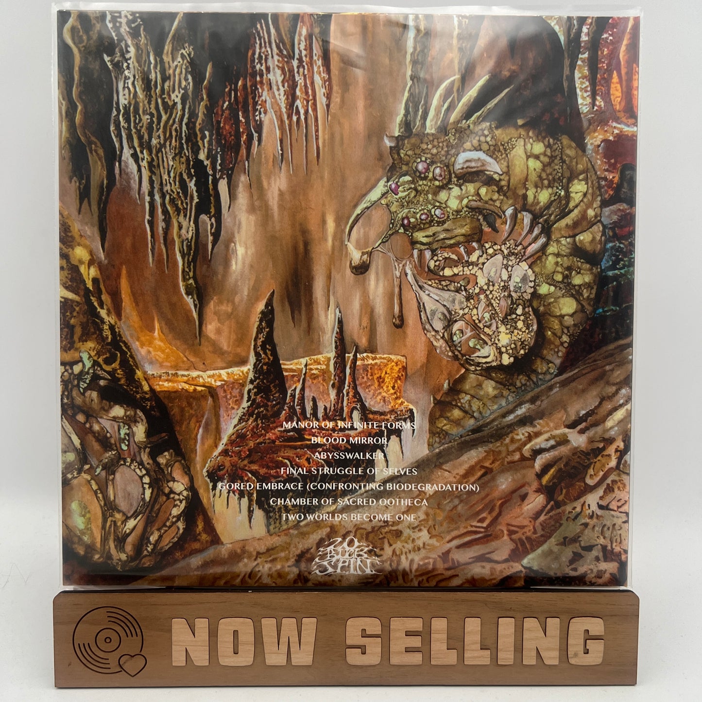 Tomb Mold - Manor Of Infinite Forms Vinyl LP Repress Clear Black Orange Swirl