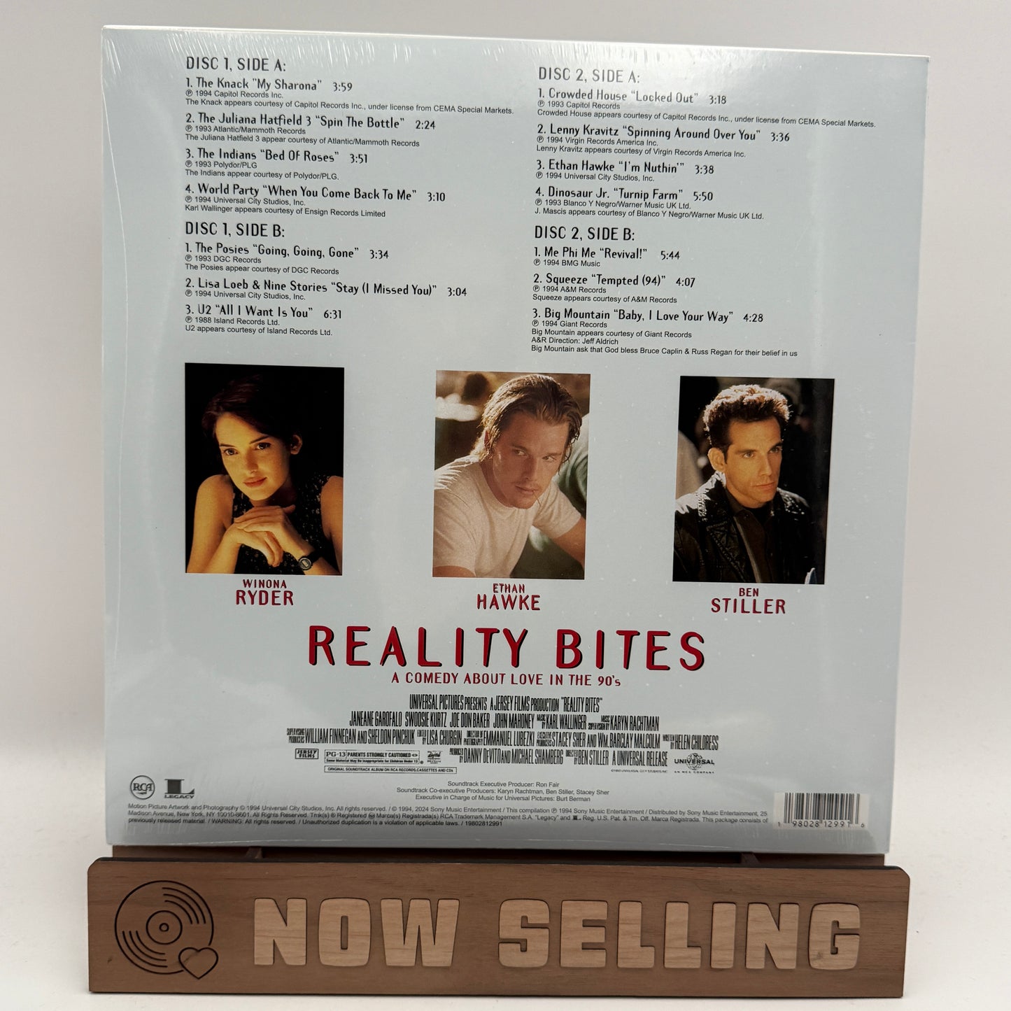 Reality Bites Soundtrack Vinyl LP Reissue SEALED