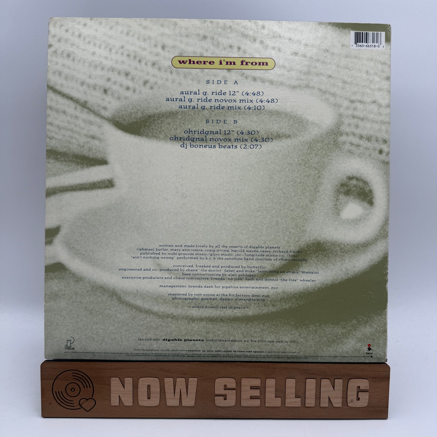 Digable Planets – Where I'm From Vinyl 12"